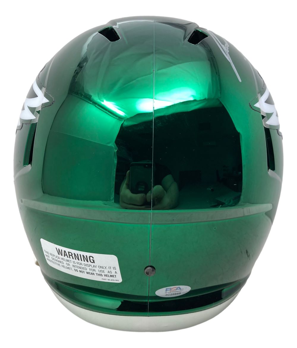 Jason Kelce Autographed Philadelphia Eagles Football Speed Replica Helmet with PSA HOLO Certification - Perfect for Eagles Fans, Sports Memorabilia Collectors & Game Room Decor