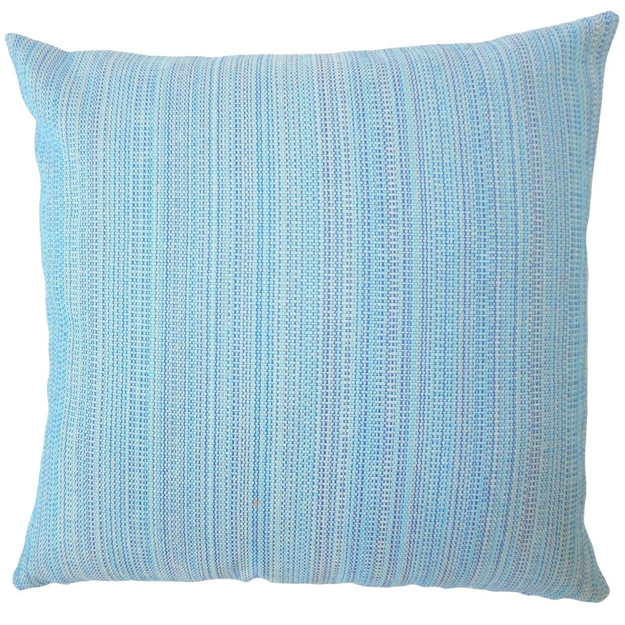 Premium Evian Outdoor Down Filled Throw Pillow - 24x24 Inch Waterproof Seaside Design - Perfect for Patio, Poolside & Beach Decor
