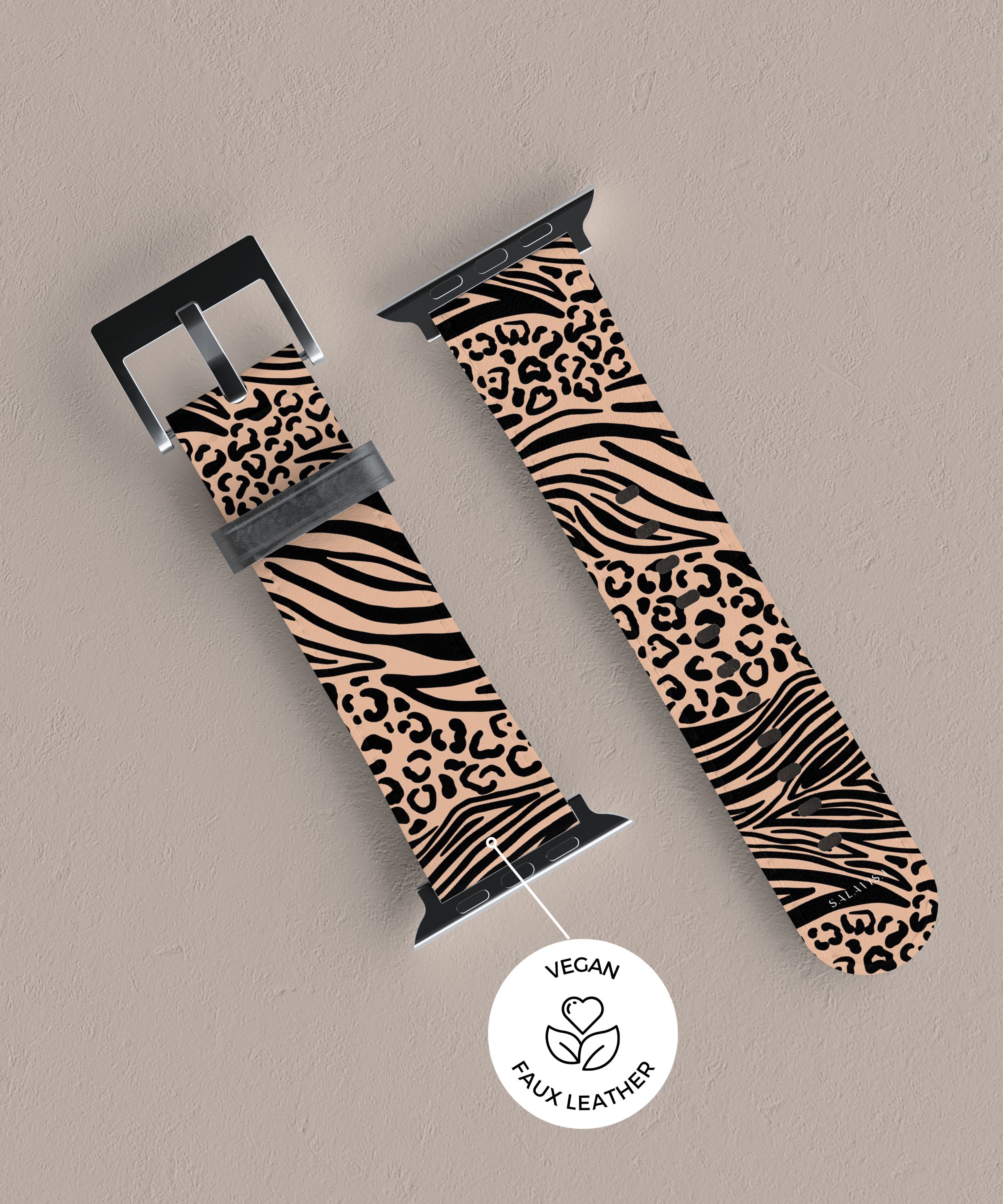 Premium Zebra Print Apple Watch Band - Stylish & Durable Replacement Strap for Apple Watch Series 1-9 - Perfect for Workouts, Fashion & Everyday Wear