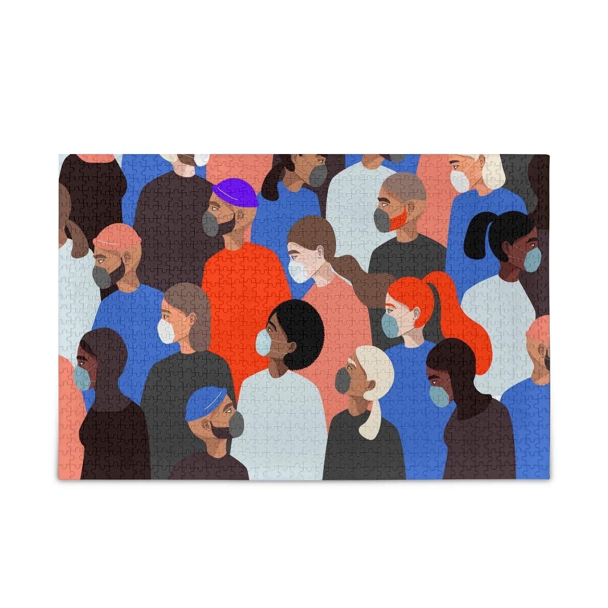 1000 Piece Jigsaw Puzzle for Adults - Coronavirus in USA - Large Puzzle with Unique & Durable Pieces - Perfect for Family Game Night, Stress Relief & Home Decor