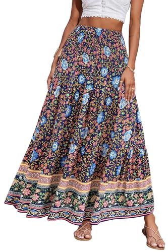 Floral Navy Red
