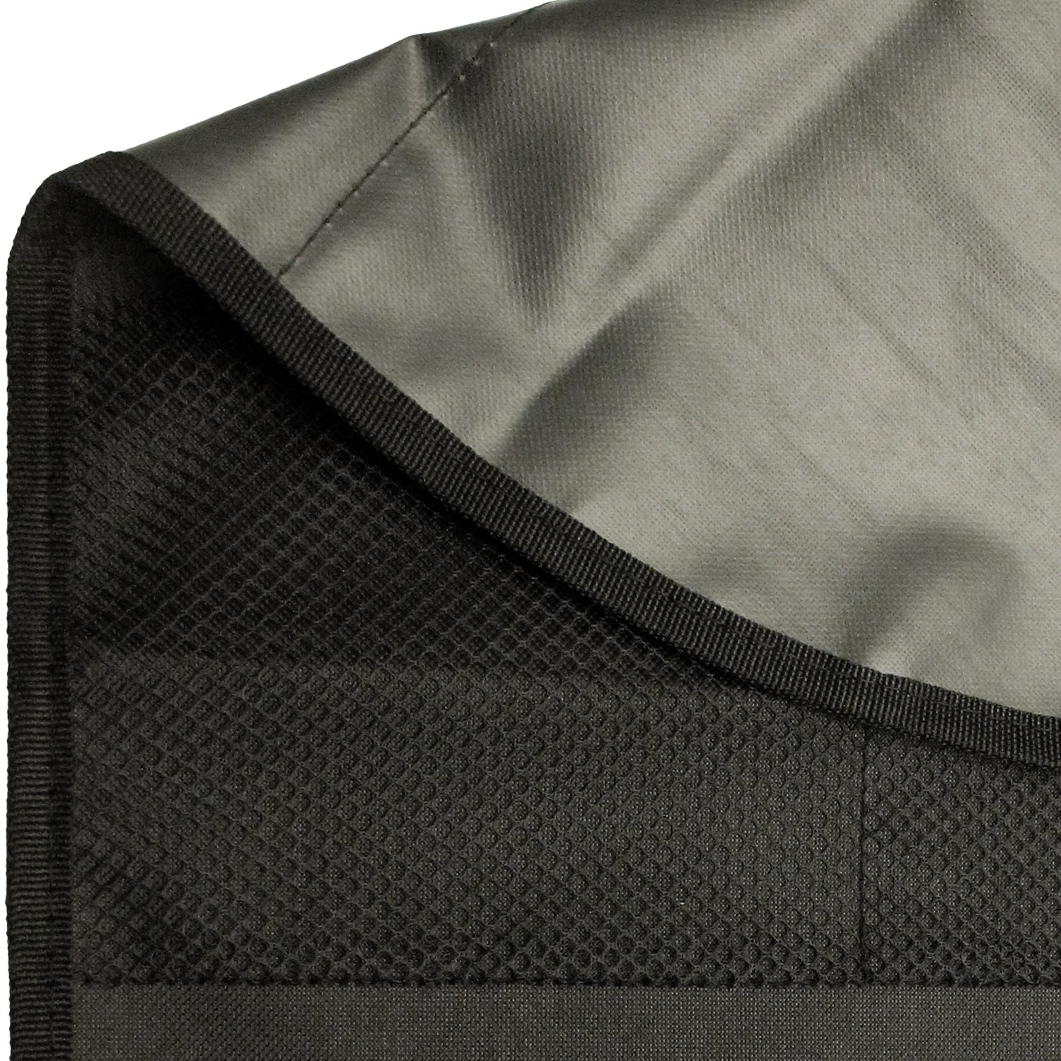 iGadgitz U6848 Universal Car Seat Organizer - Back Seat Storage Pockets with Kick Mats & Stain Protector for Travel (Black, 1-Pack) | Perfect for Road Trips, Family Vacations & Kids' Car Organization