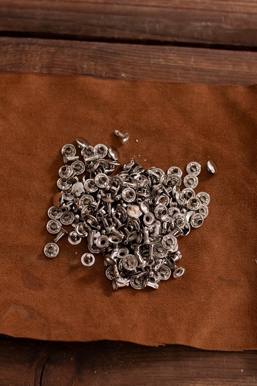 Hollow Rivet KØ9.2 x L9.0 mm Iron/Nickel - Heavy Duty Fasteners for Metal Fabrication, Automotive & Industrial Applications