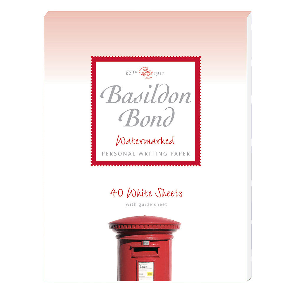 Premium Basildon Bond Writing Paper - 90gsm, 40 Sheets, White A4 Stationery for Business Letters, Thank You Notes & Formal Correspondence - Perfect for Office, Home & Special Occasions