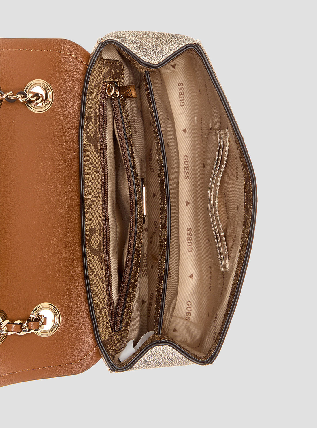 Brown Leather Izzy Crossbody Bag with Logo - Stylish & Durable for Women, Perfect for Work, Travel & Everyday Use