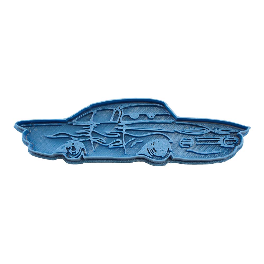 Blue Car-Shaped Cookie Cutters Set of 6 - 16 x 14 x 1.5 cm Baking Tools for Kids Birthday Parties, Baby Showers & Holiday Cookie Decorating
