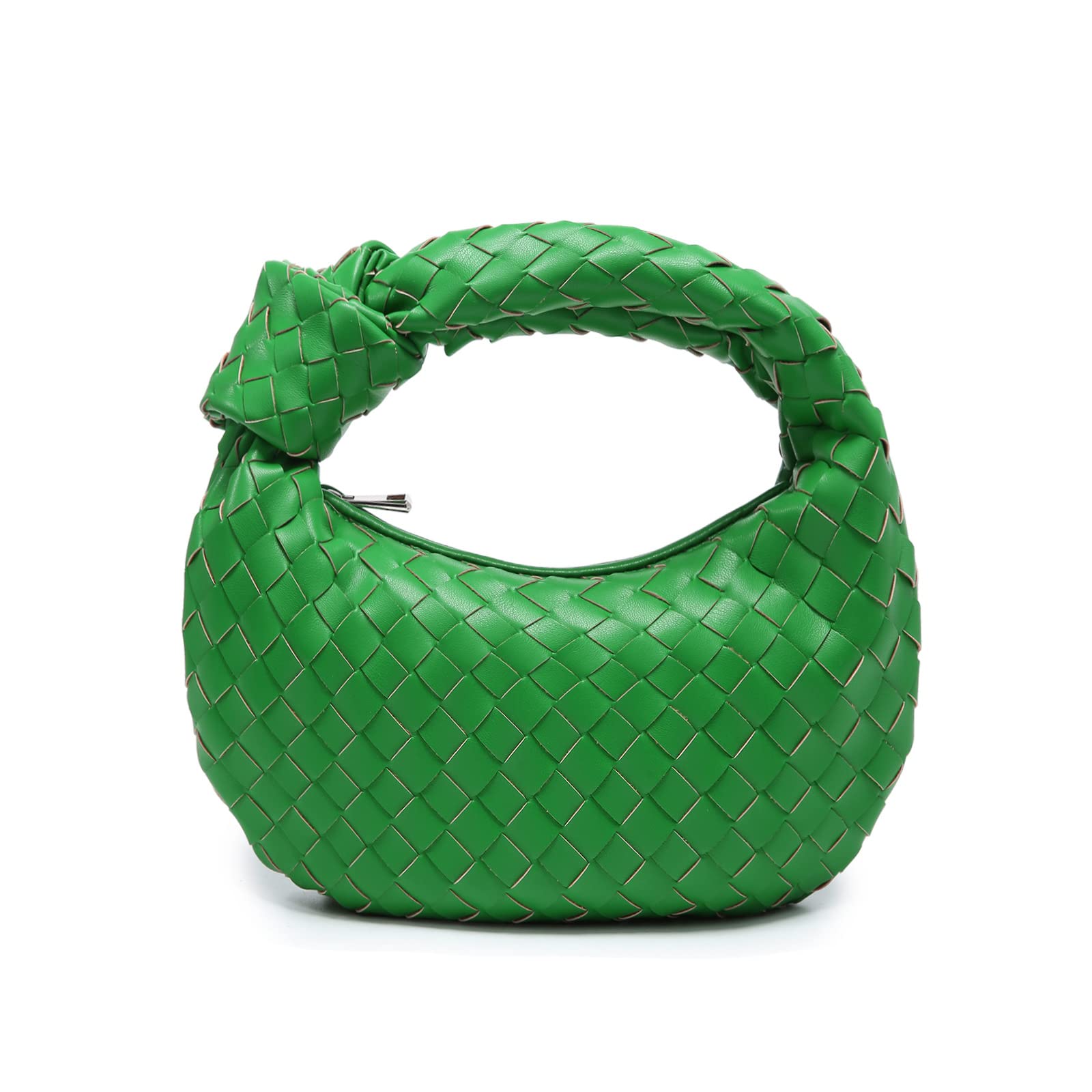 Stylish Knotted Woven Women's Handbag - Fashionable Bucket & Shoulder Bag for Summer, Casual Outings & Evening Clutch | Perfect for Beach, Shopping & Date Nights