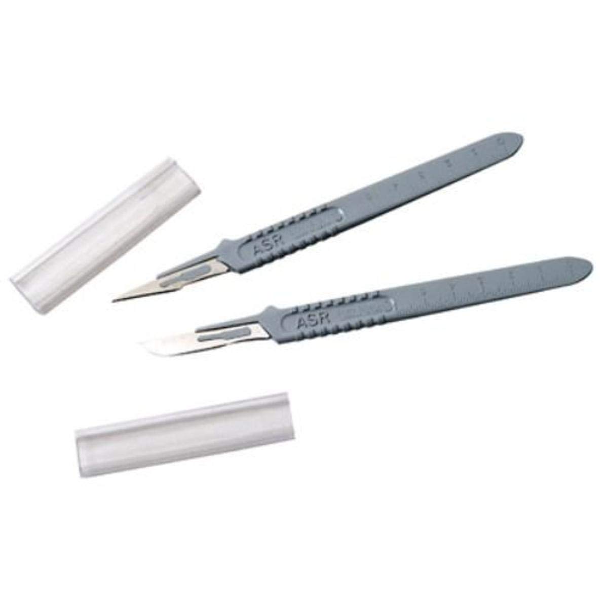 Covidien 139093 #15 Disposable Kendall Scalpel - Pack of 100 - Sterile Surgical Blades for Medical Procedures, First Aid & Veterinary Use