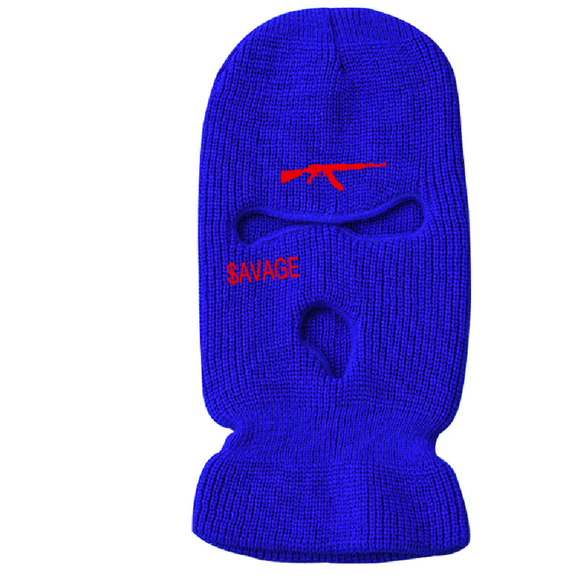 ISWMM 3-Hole Wool Knit Ski Mask - Winter Warm Balaclava for Skiing, Snowboarding, Cycling & Outdoor Activities - Windproof Face Cover for Cold Weather Protection