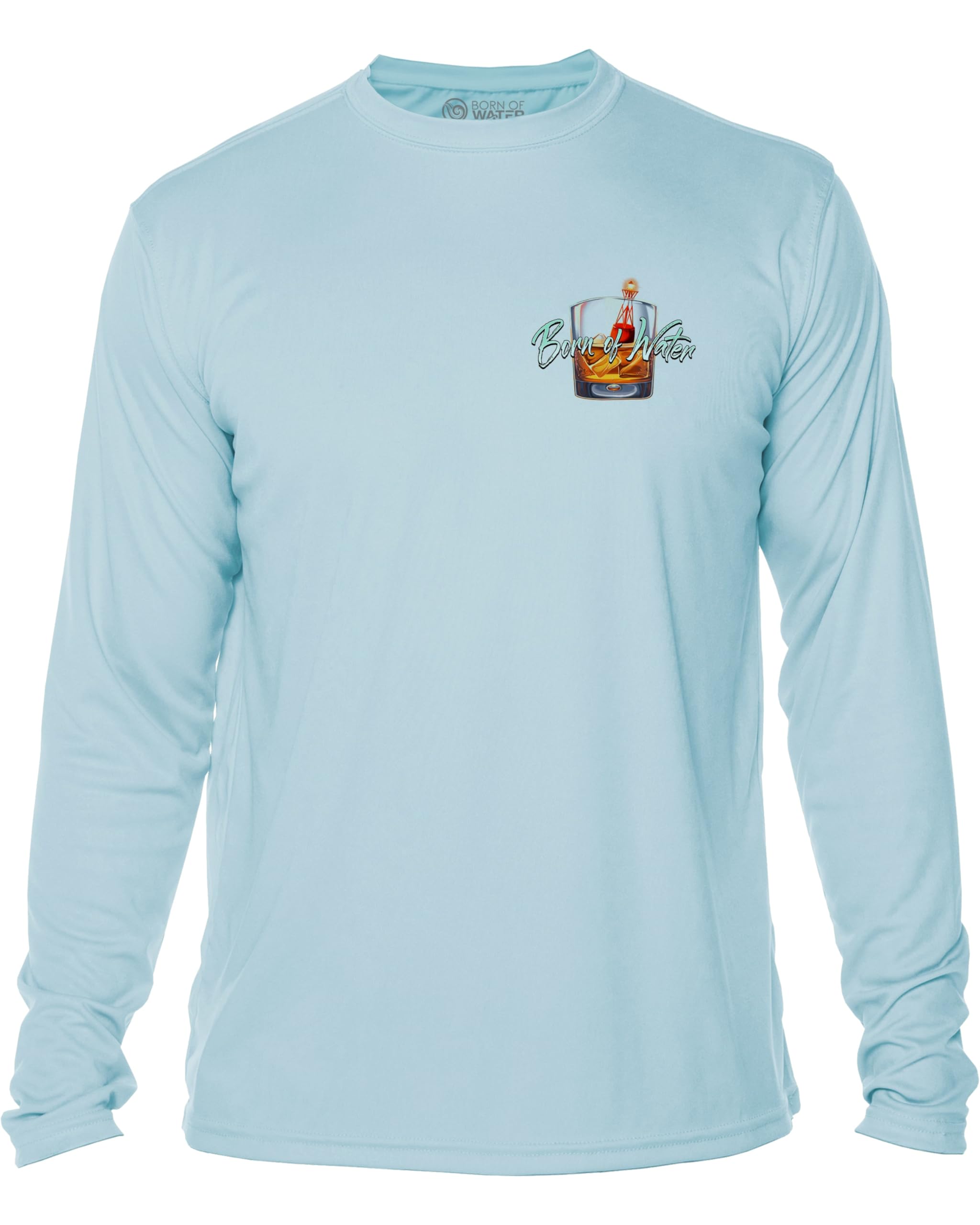 Dive Bar Men's UV Protection Long Sleeve Shirt for Outdoor Activities and Beach Adventures