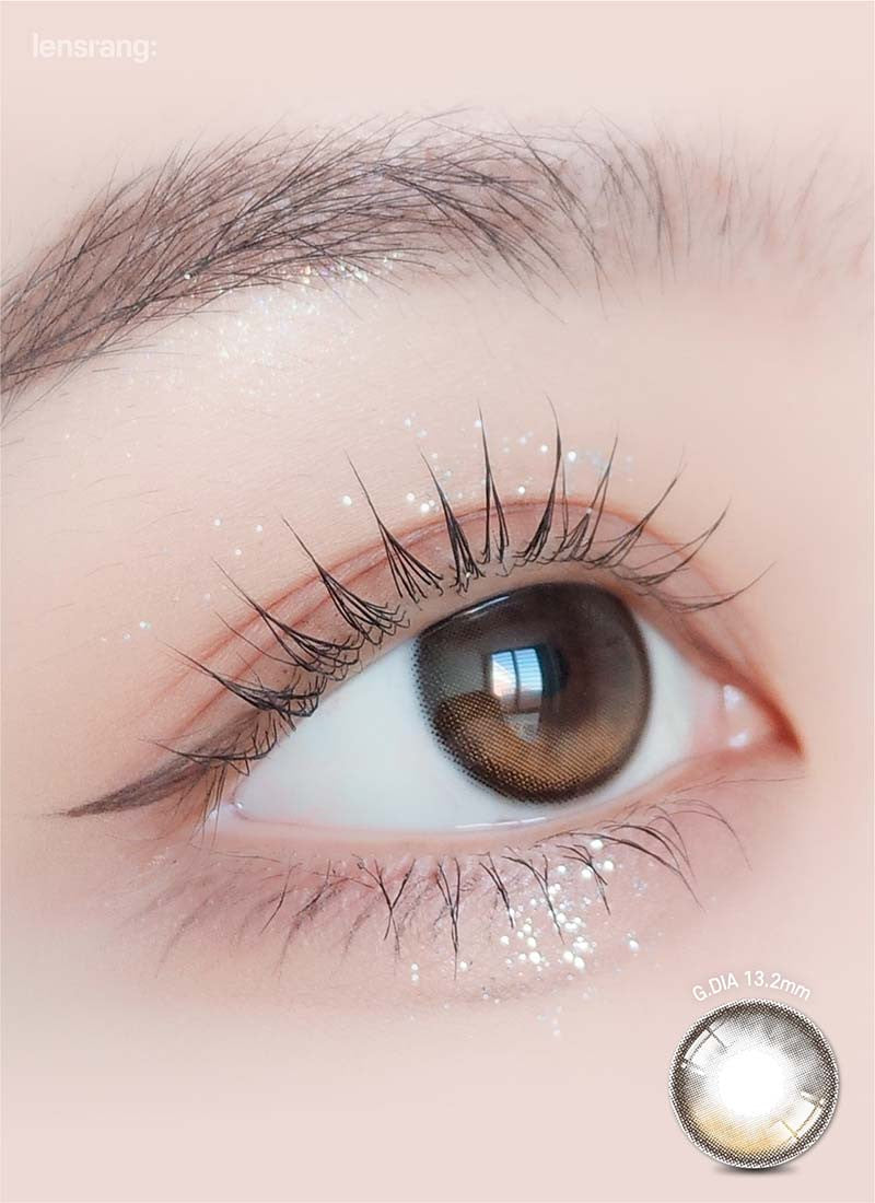 Planet 1Day Space Brown Contact Lenses (5 Pack) - MPC Lens Technology for Daily Comfort & Natural Look | Perfect for Work, School & Special Occasions