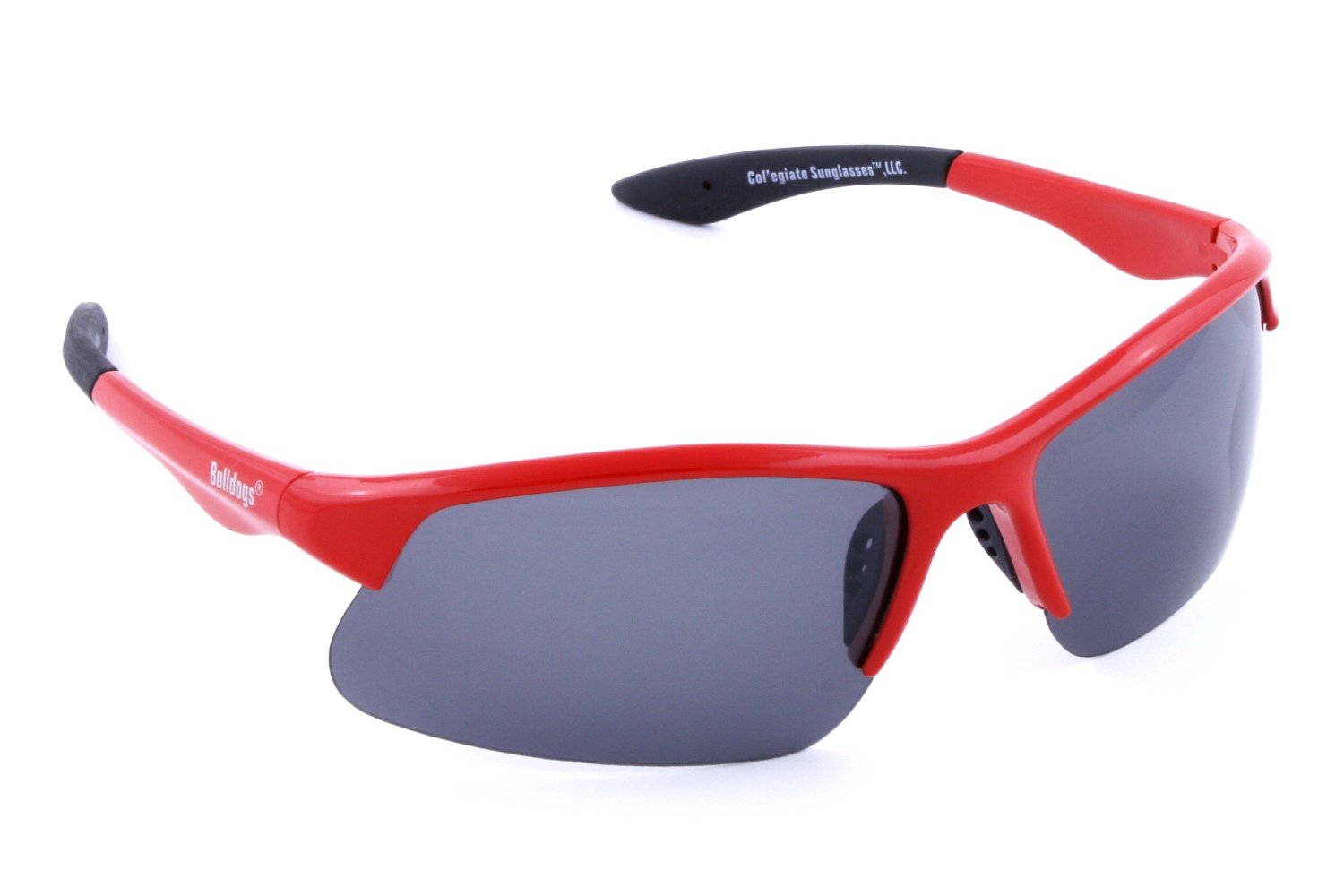 Georgia Bulldogs Collegiate Polarized Sunglasses - Sport Rim, Red - Perfect for Game Day, Outdoor Activities & Driving