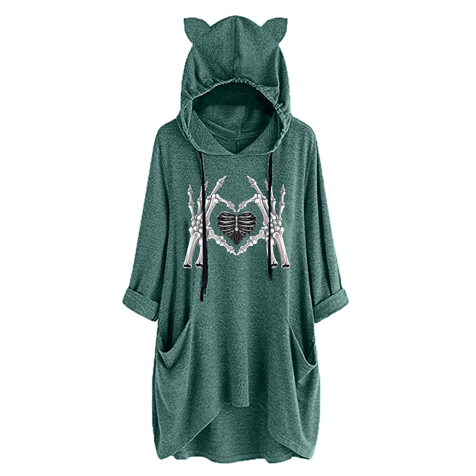 Oversized Sweatshirt for Women - Cute Casual Fleece Hoodie with Print | Cozy Long Sleeve Pullover for Lounge, Streetwear & Winter Outfits