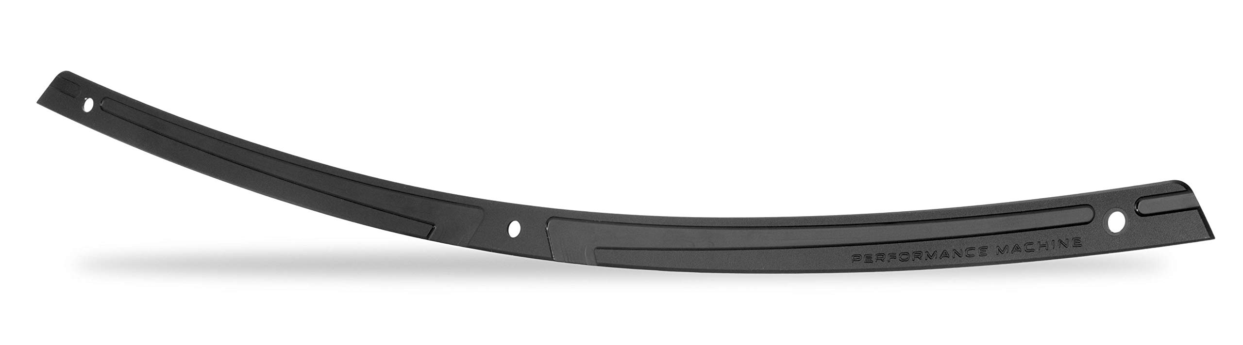 Performance Machine Black Ops Scallop Windscreen Trim 0209-2016SCA-SMB - Motorcycle Windshield Accessory for Harley Davidson, Honda, Yamaha - Enhances Style & Wind Protection for Cruisers & Touring Bikes