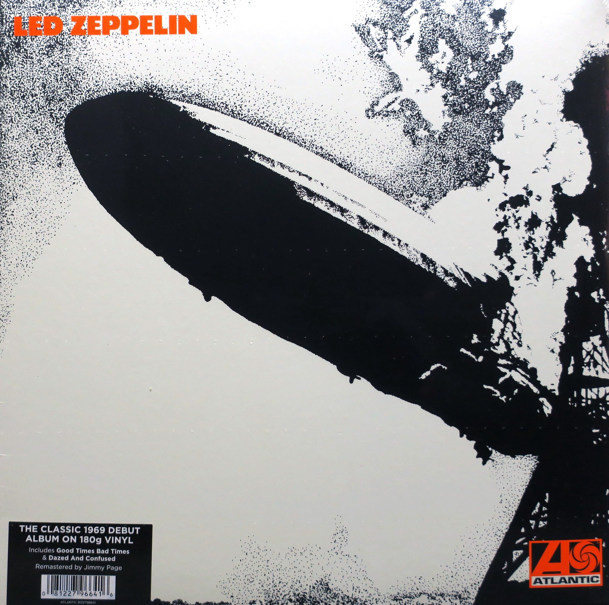 LED ZEPPELIN 'I' Remastered 180g Vinyl LP - High Quality Audiophile Record for Music Collectors & Home Listening