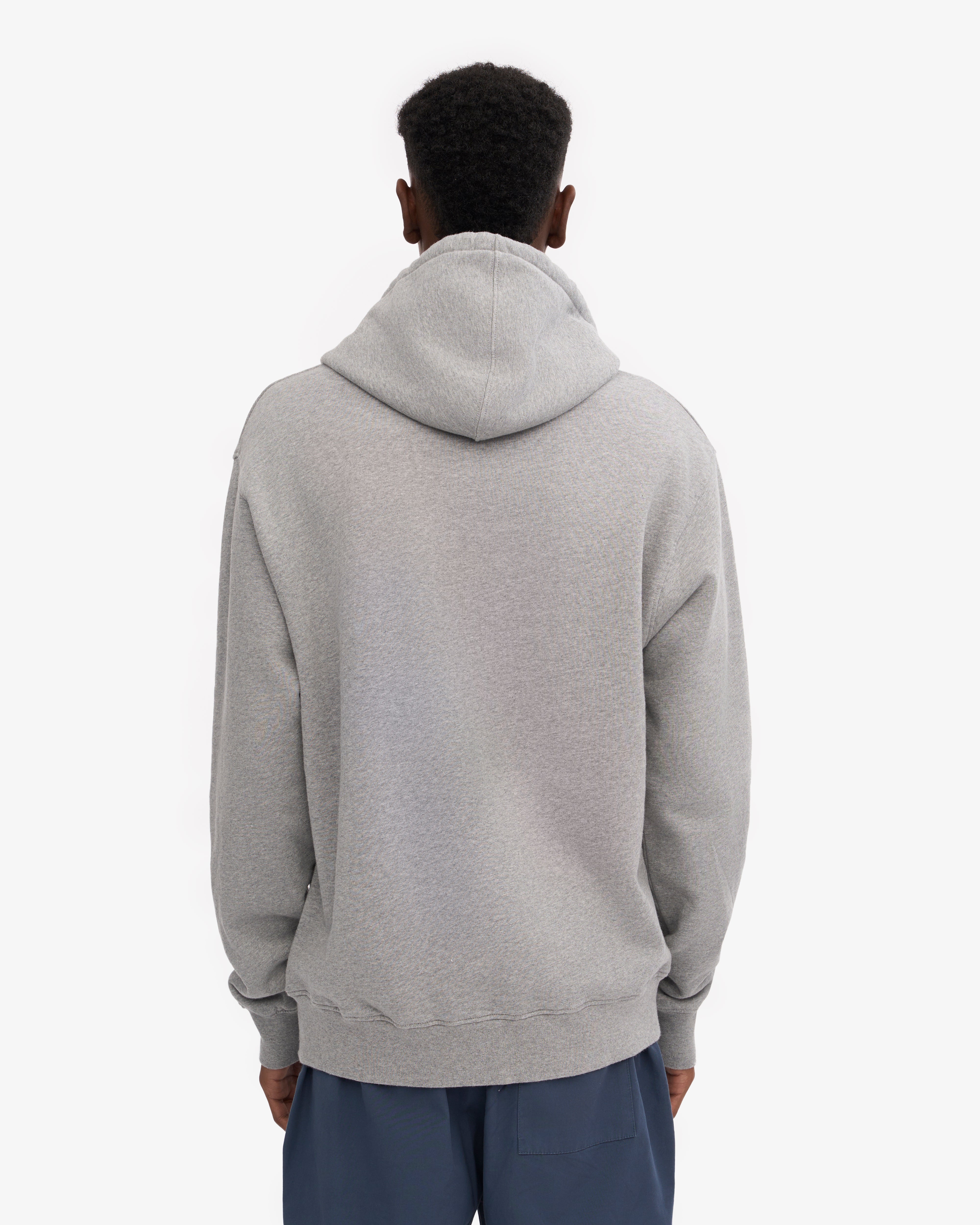 Classic Organic Cotton Hoodie - Heather Grey - Soft & Comfortable Pullover for Men & Women - Perfect for Casual Wear, Gym & Outdoor Activities