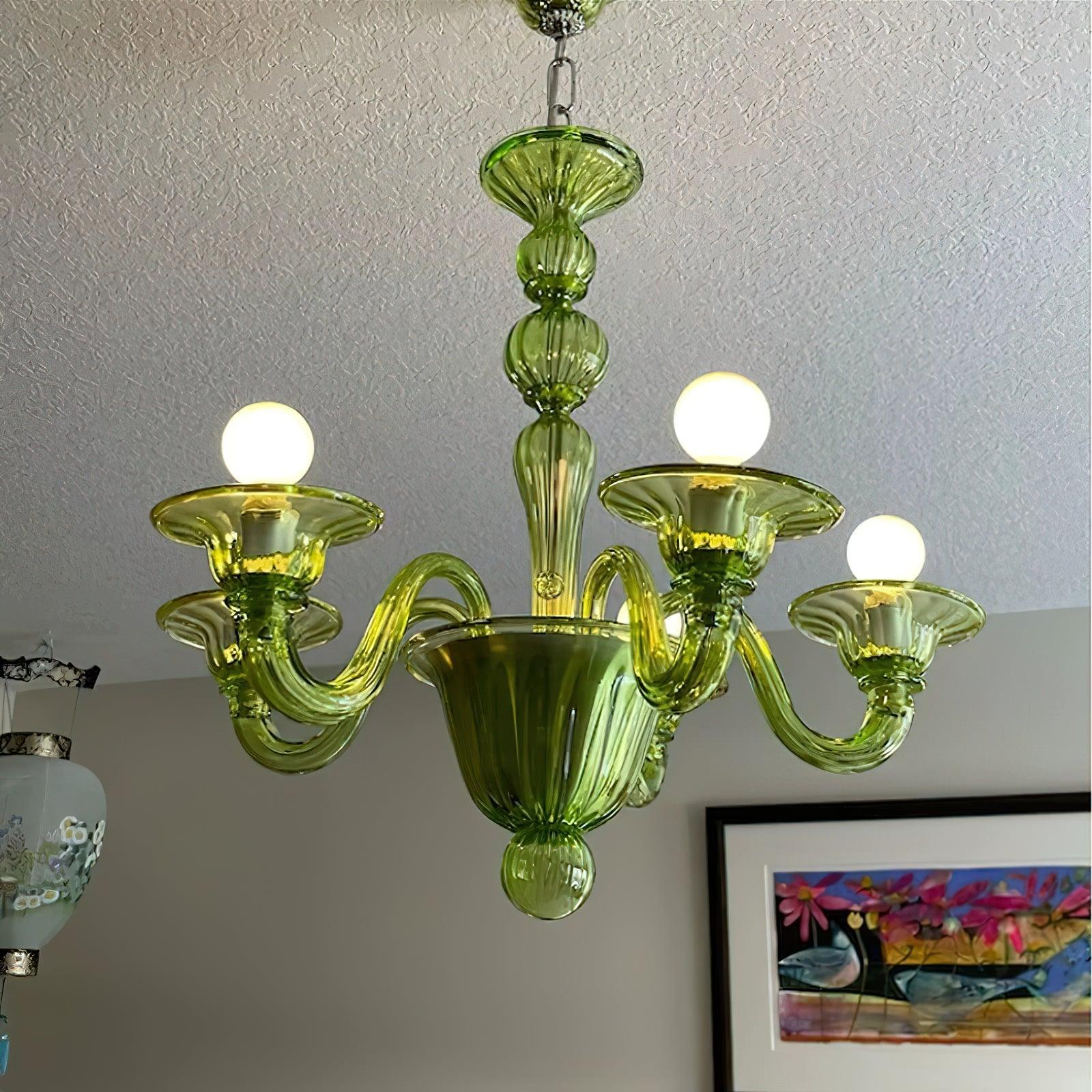 Elegant Calle Rafina Chandelier - Modern Crystal Ceiling Light Fixture for Dining Room, Living Room & Bedroom | Perfect for Home Decor & Wedding Venues