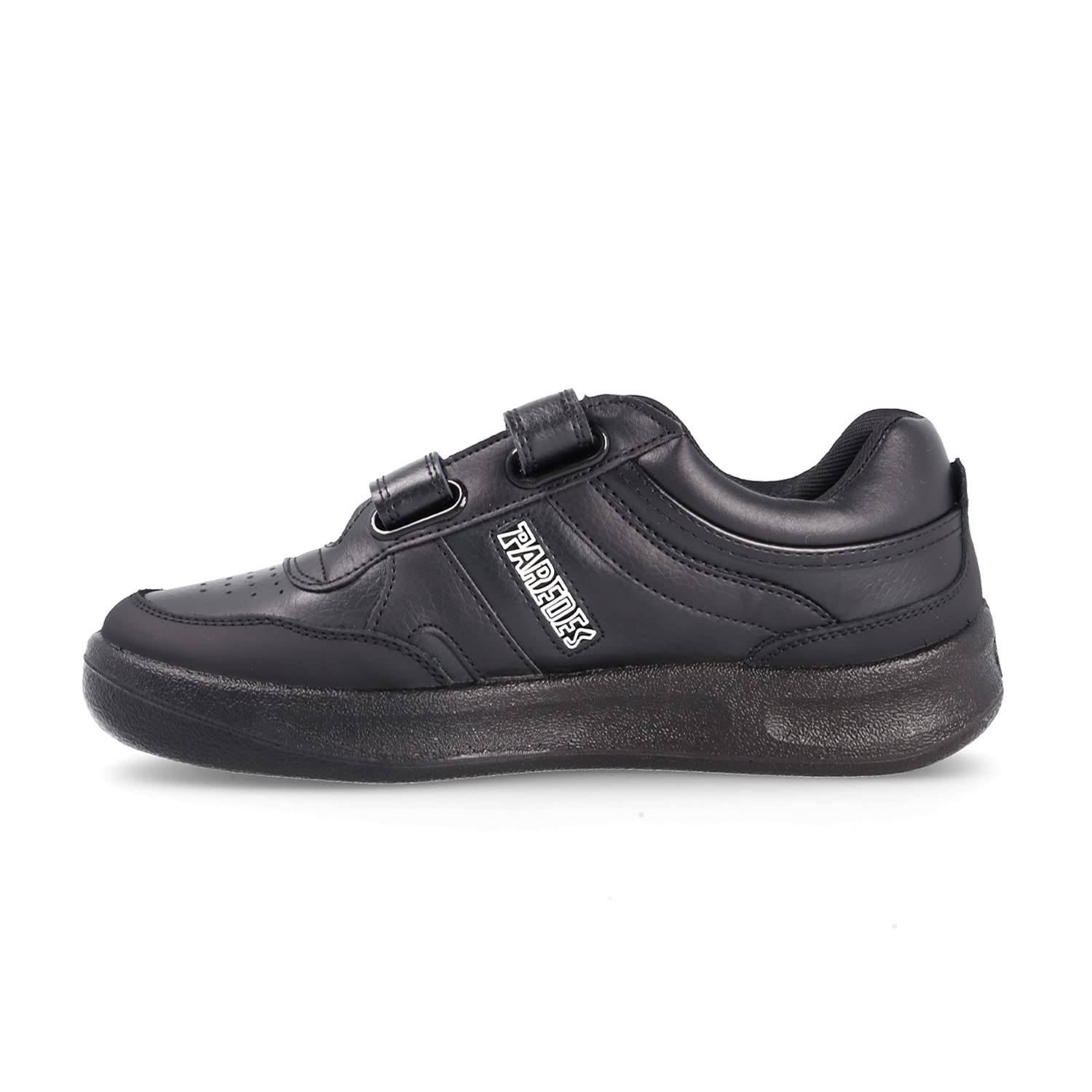 PAREDES Estrella Genuine Leather Velcro Sandals Women's Size 42 Black - Comfortable & Stylish for Casual Wear, Beach, and Summer Outings