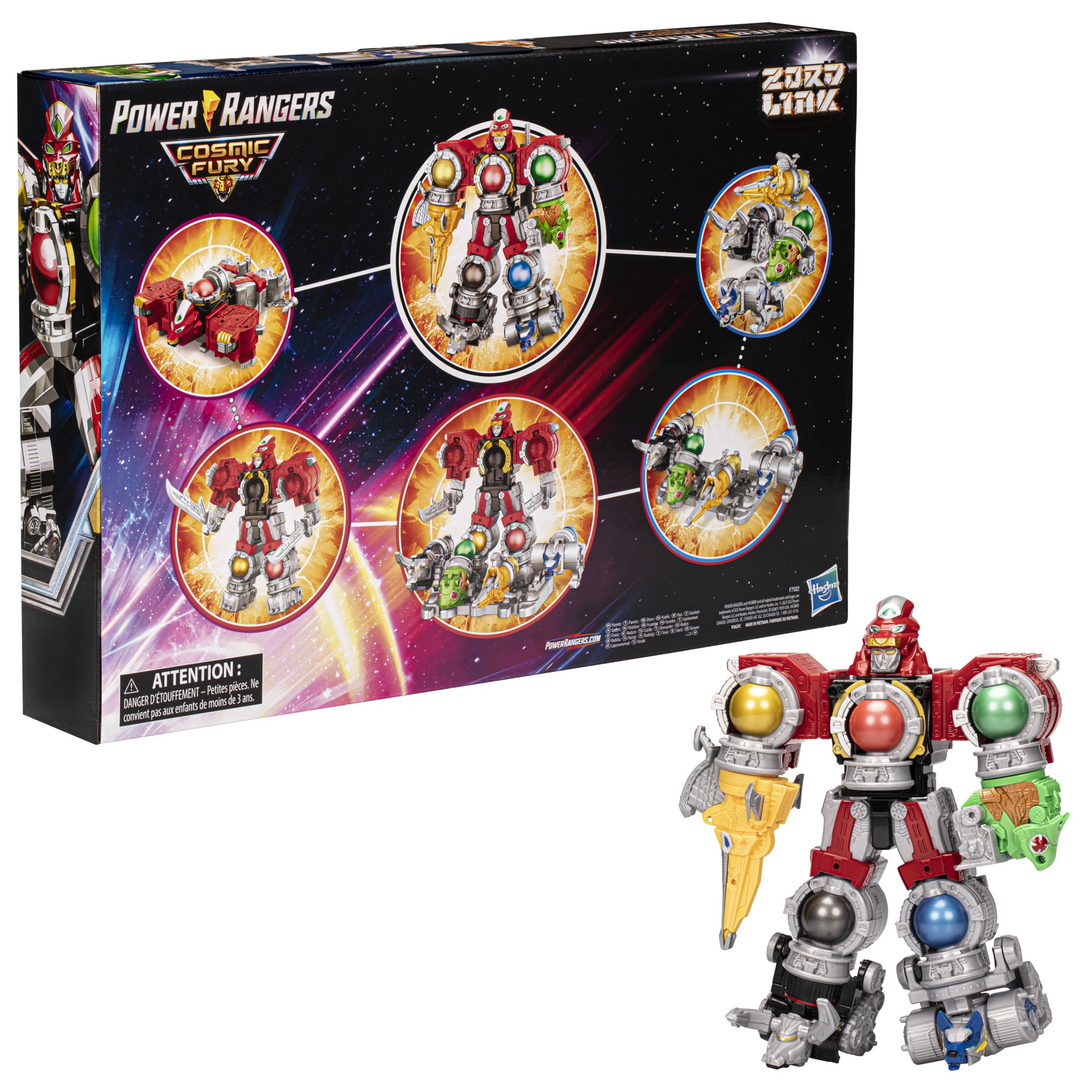 Power Rangers Cosmic Fury Cosmic Zord Mega Pack - 12