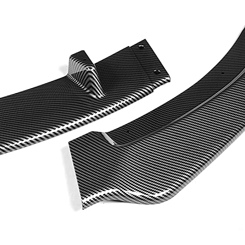3PCS Front Bumper Lip Kit for 2009-2013 Mazda Miata MX-5 - GV Style Splitter, Spoiler & Air Dam Chin Diffuser (Carbon Fiber Look) | Enhanced Protection & Sporty Styling for Roadster Performance Driving