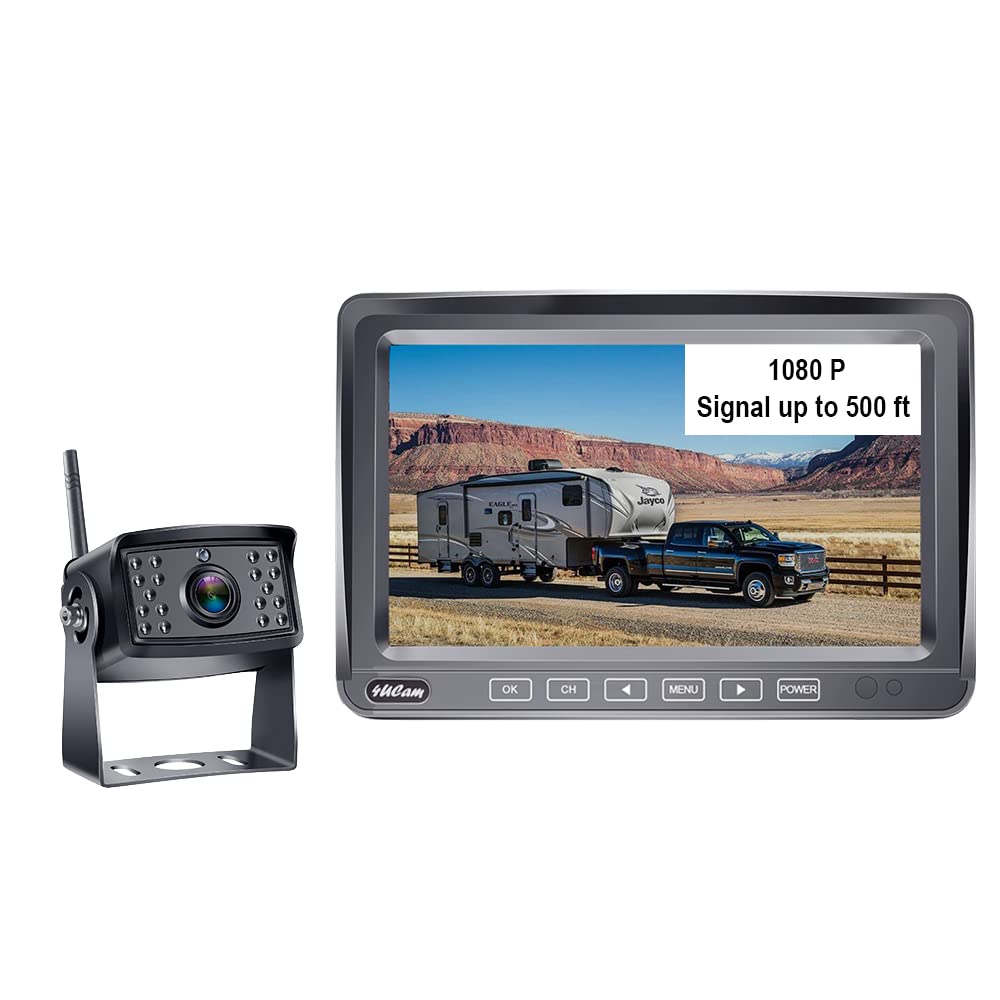 4Ucam HD 1080P Wireless Backup Camera System with 7