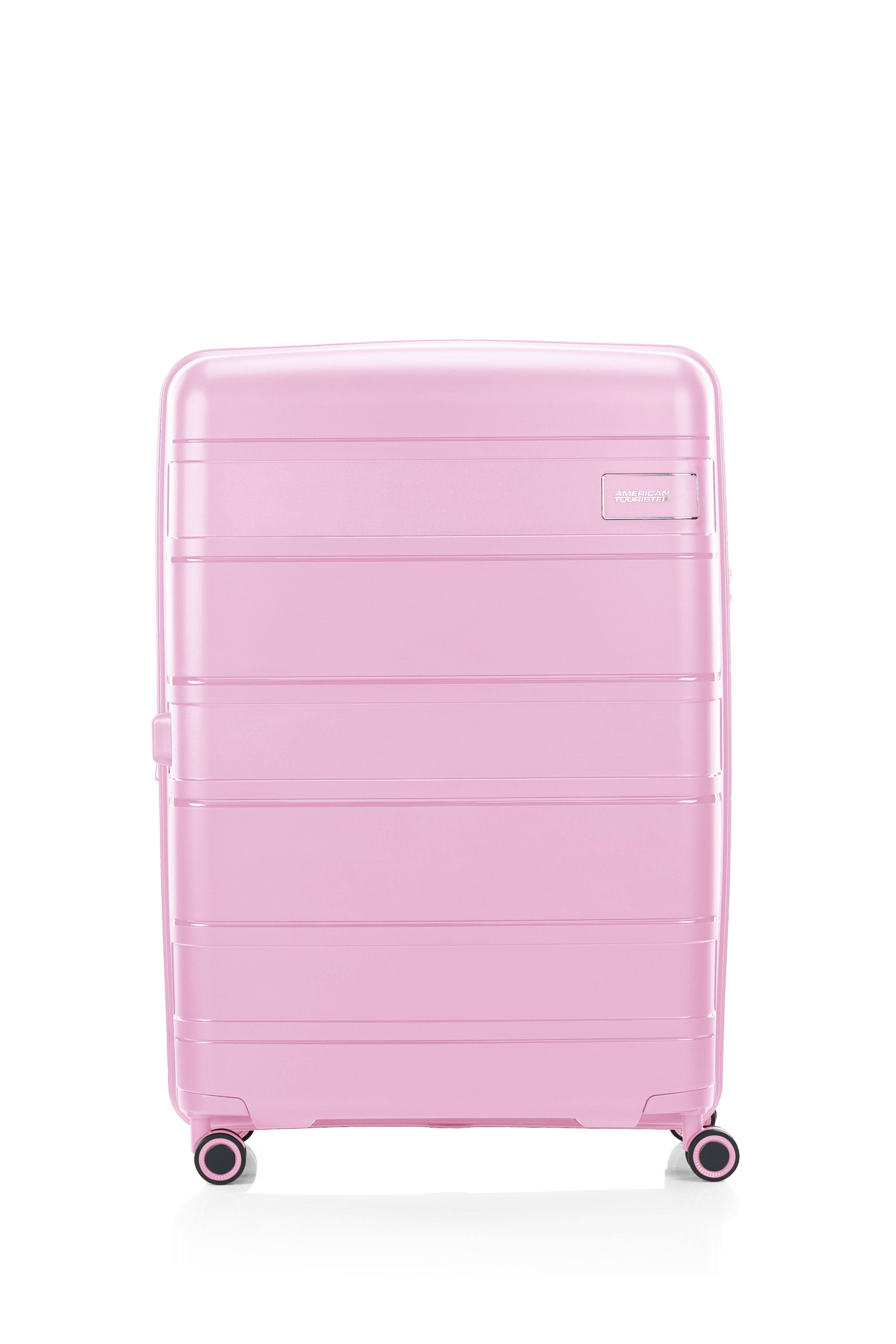 American Tourister Light Max 55cm Small Cabin Luggage - Fresh Pink Carry-On Suitcase for Women & Girls | Perfect for Weekend Getaways & Air Travel