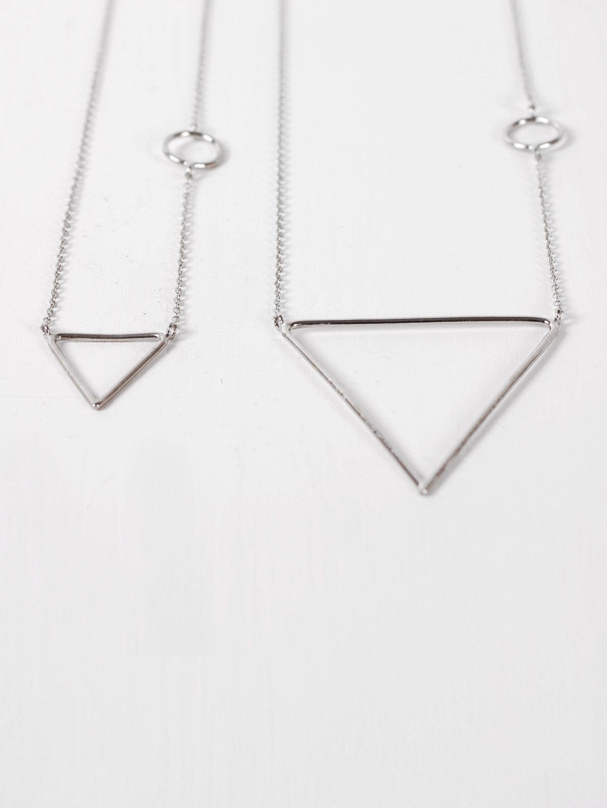 925 Sterling Silver Pyramid Necklace for Women - Elegant Minimalist Pendant Jewelry for Everyday Wear & Gift Giving