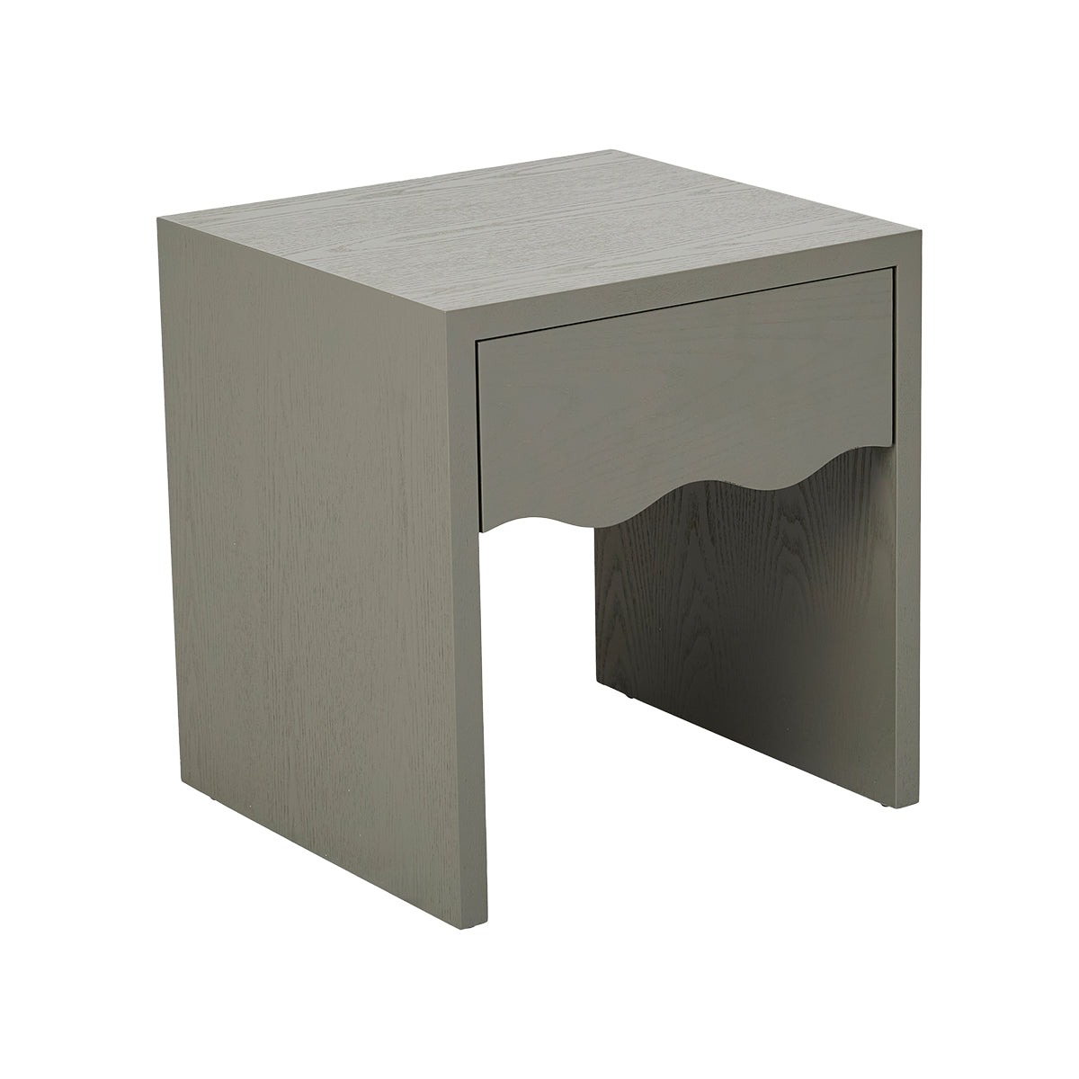Modern Wooden Nightstand with USB Ports & Drawer - Stylish Bedside Table for Small Spaces, Bedroom, Living Room, or Dorm Room