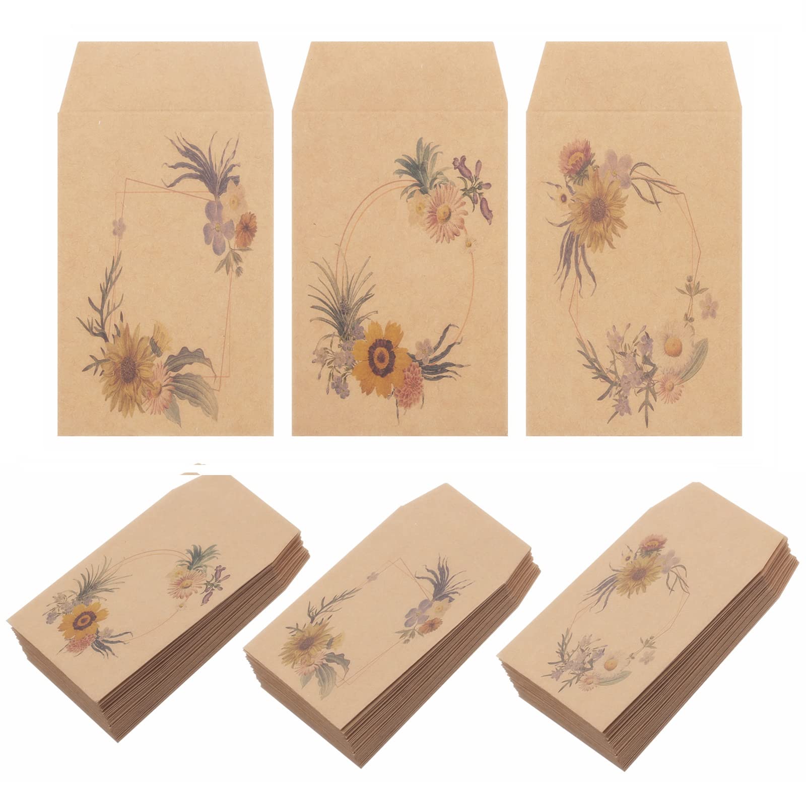 150 Pack Seed Saving Envelopes - Small Self-Adhesive Kraft Paper Envelopes for Storing Seeds, Coins & Keys | Mini Seed Packets, Wedding Favors | Perfect for Gardening, DIY Crafts & Party Giveaways