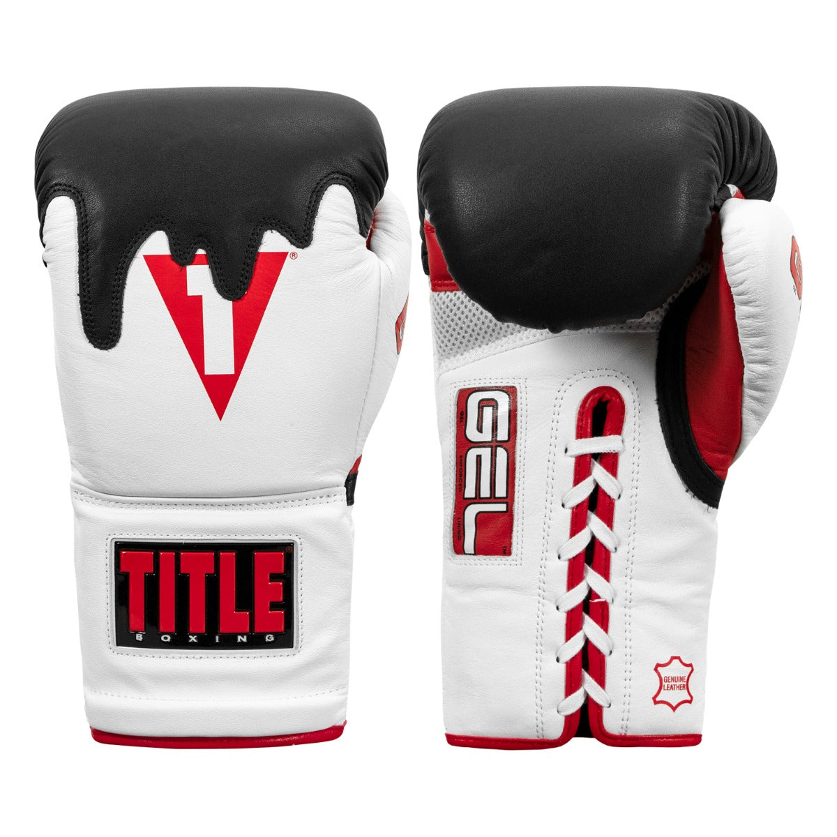 TITLE Boxing Gel Lava Leather Series Sparring Boxing Gloves - Premium Training Gloves for MMA, Kickboxing & Heavy Bag Workouts