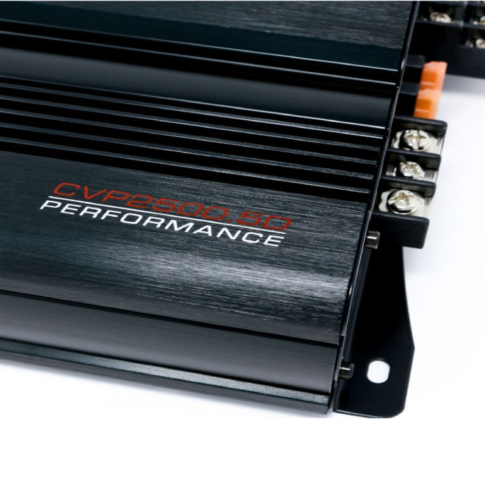 Cerwin Vega CVP2500.5D 2500W Peak 5-Channel Car Amplifier - 660W RMS Power, Class AB, Bass Remote Control (Certified Refurbished) - Perfect for Car Audio Systems, Bass Boost & Multi-Speaker Setups