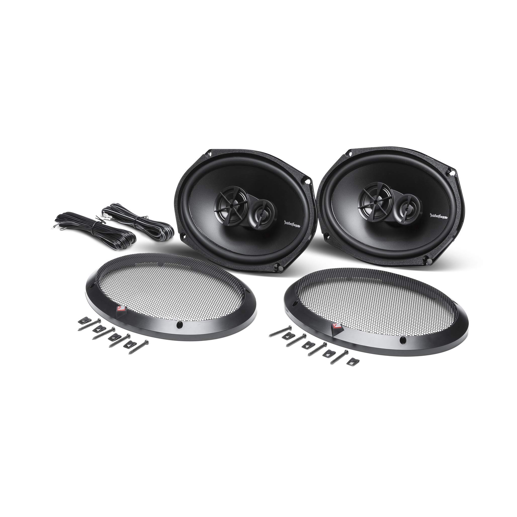 Rockford Fosgate R169X3 Prime 6x9 Inch 3-Way Coaxial Car Speakers (Pair) - High Power Full Range Audio for Cars, Trucks & SUVs - Perfect for Upgrading Factory Stereo Systems