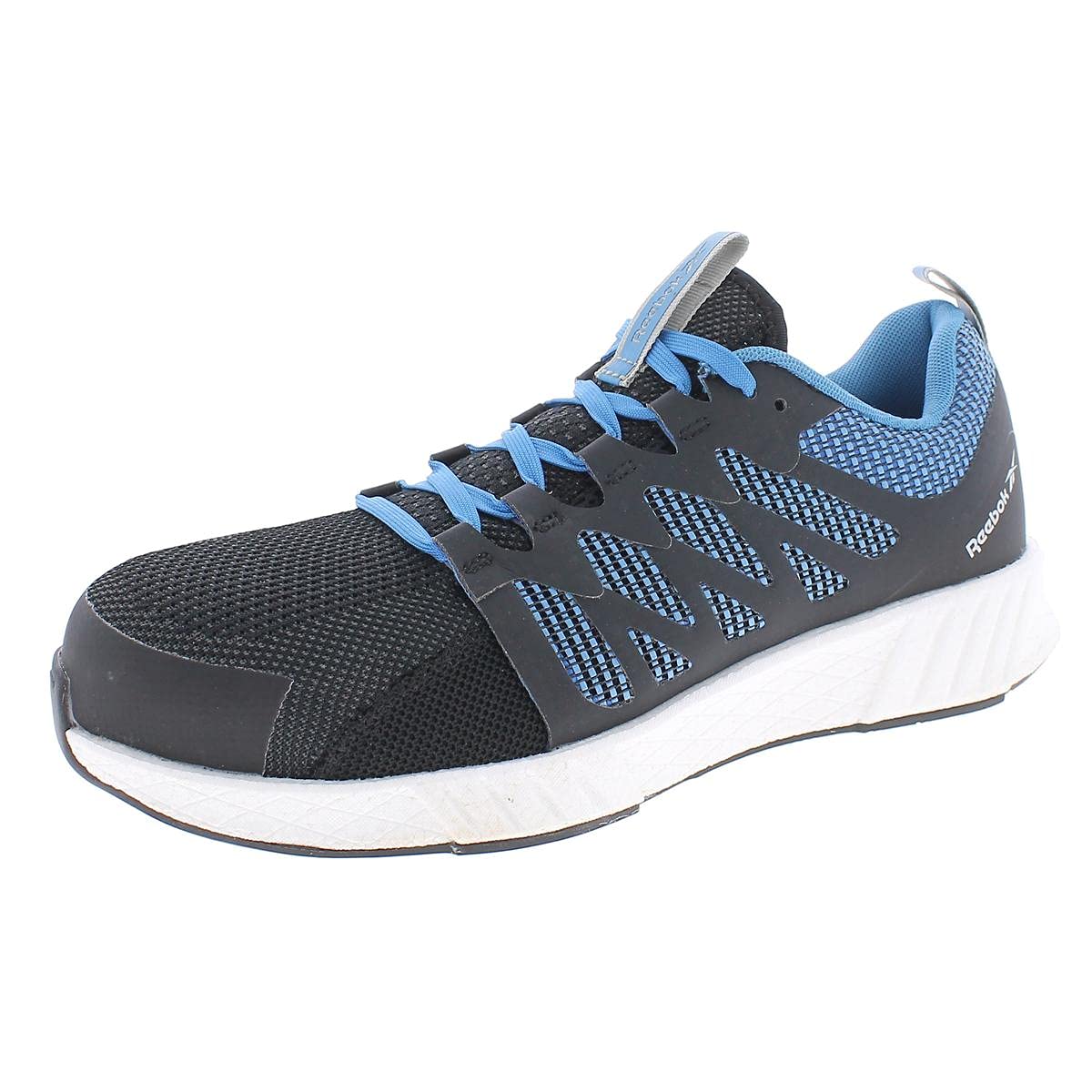 Reebok Men's Fusion Flexweave Work Comp Toe Safety Shoes - Lightweight & Durable Work Boots for Construction, Warehouse & Industrial Use