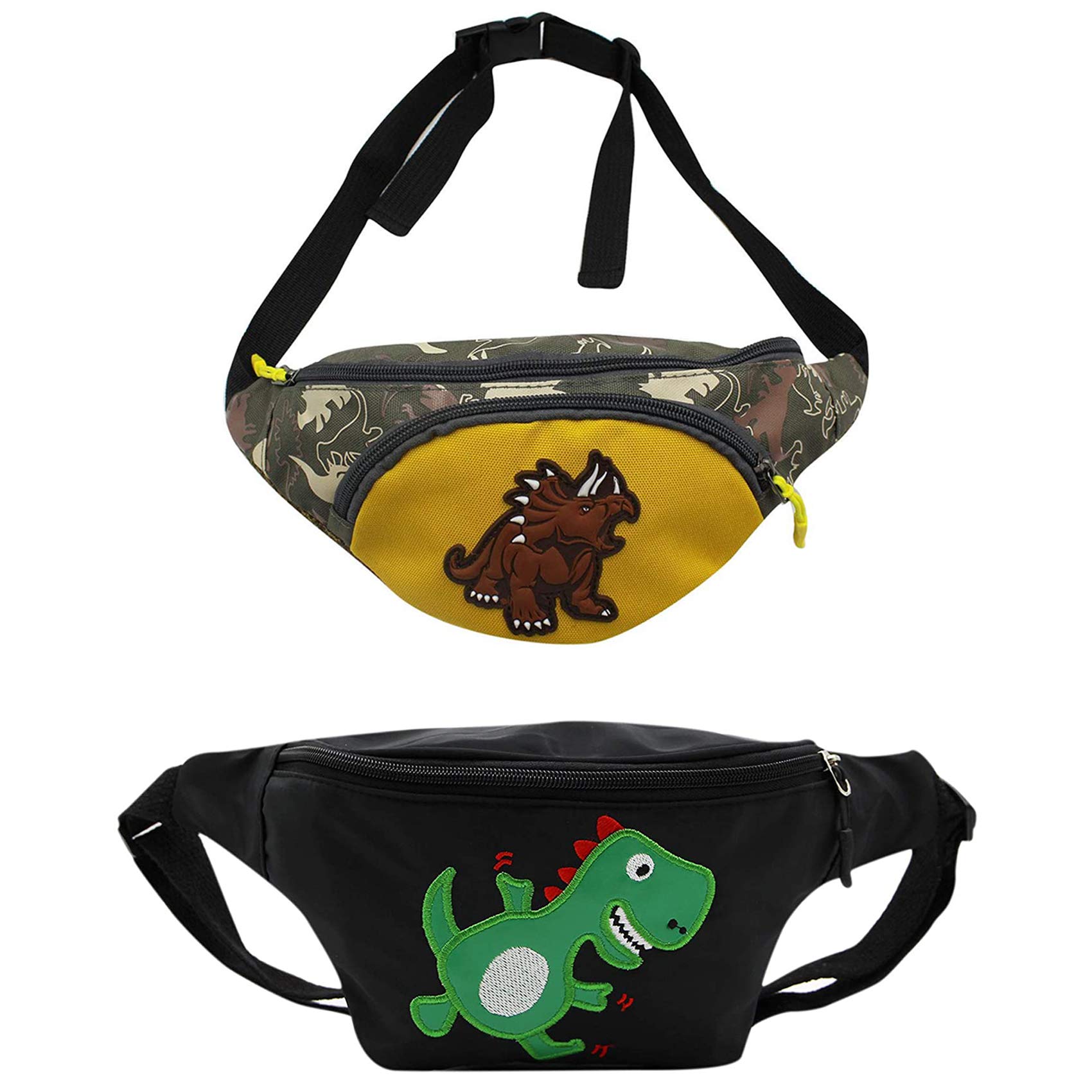 **Dinosaur Fanny Pack for Kids - Boys & Girls Waist Bag, Belt Bum Bag for Travel, Hiking, Sports - Perfect for School, Outdoors & Adventure**