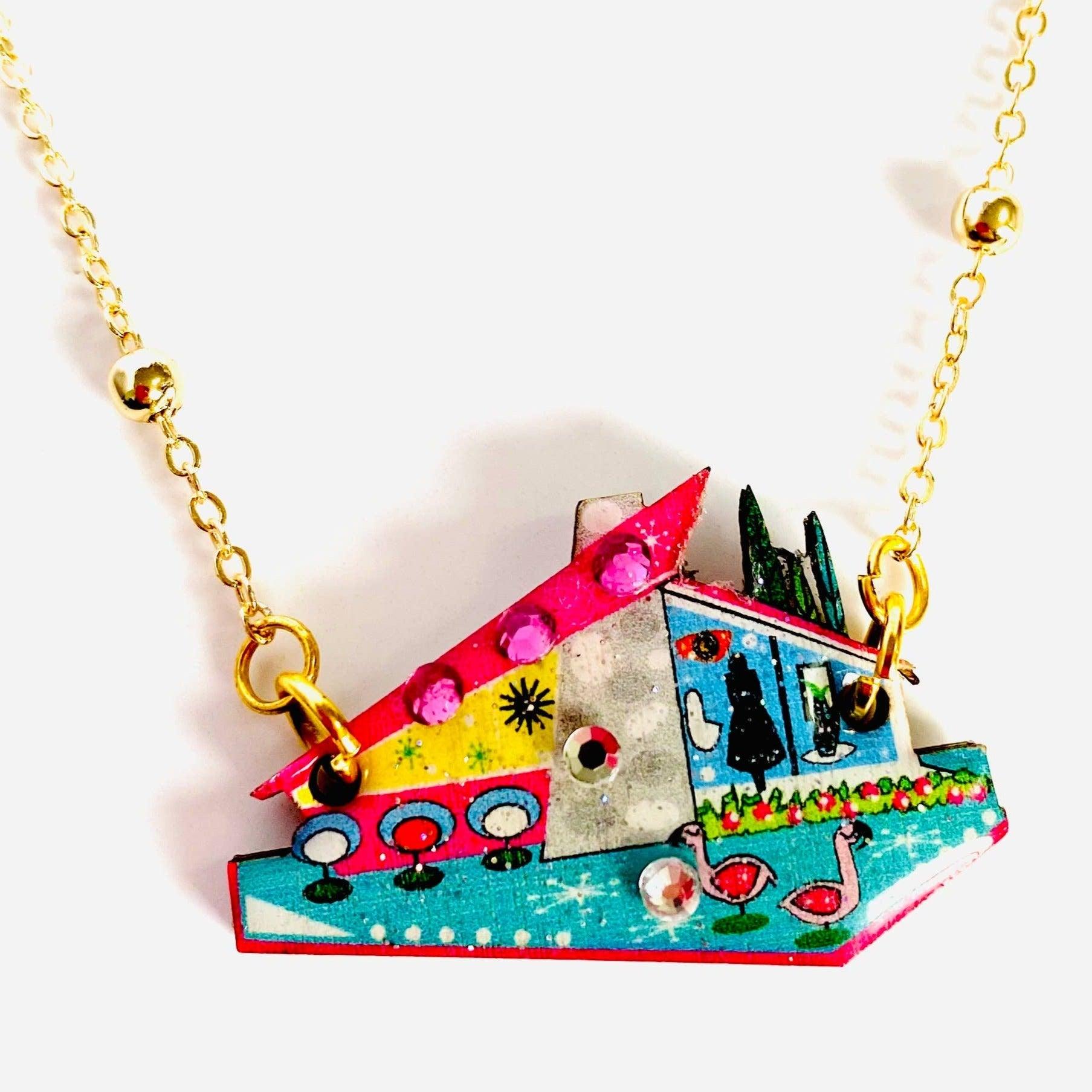Rosie Rose Parker Atomic Pendant Necklace - Elegant Science-Inspired Jewelry for Women | Perfect Gift for Birthdays, Anniversaries & Special Occasions