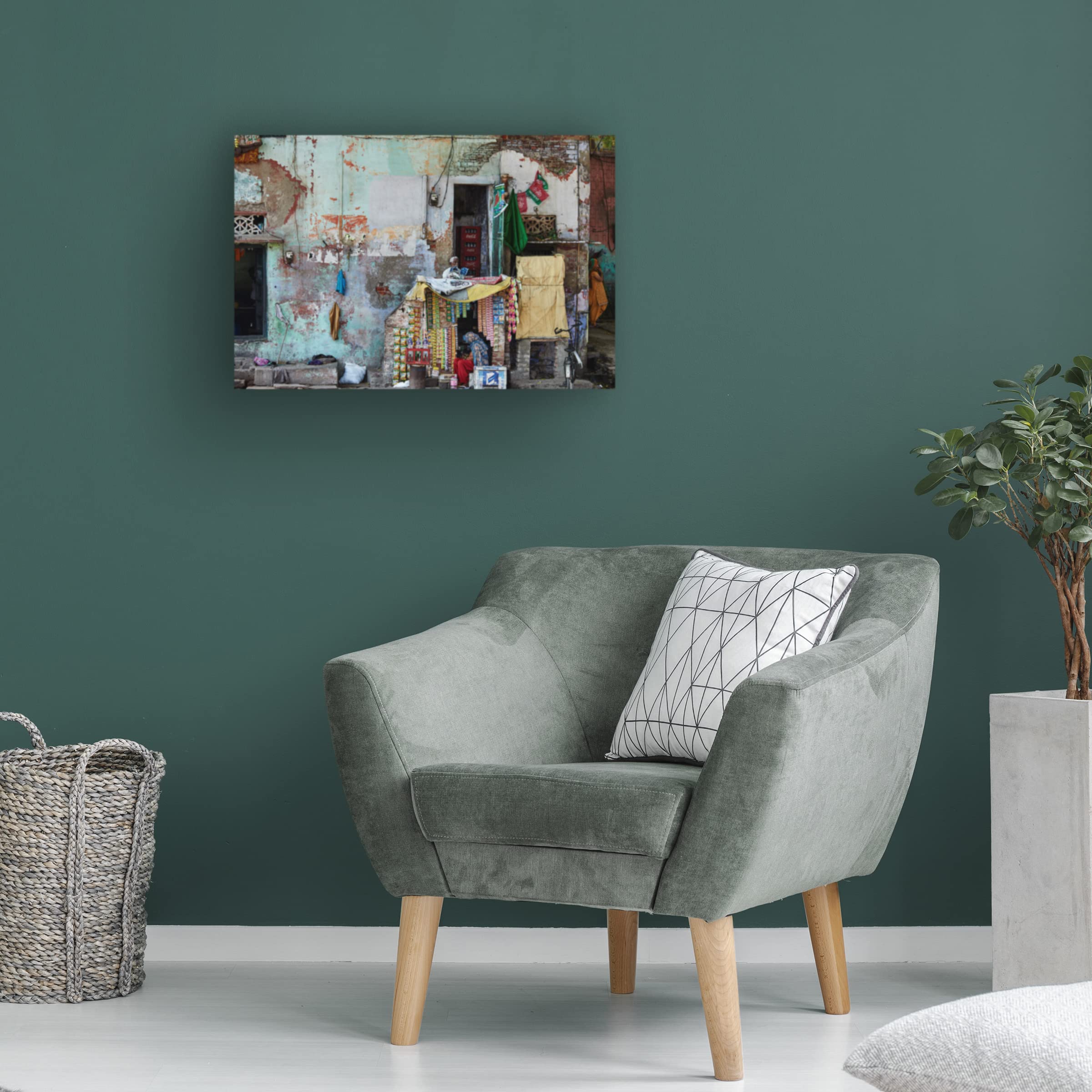 Trademark Fine Art 'India' Canvas Art by Rui Caria - Stunning Handmade Wall Decor for Living Room, Bedroom & Office - Perfect Gift for Home Decor Lovers