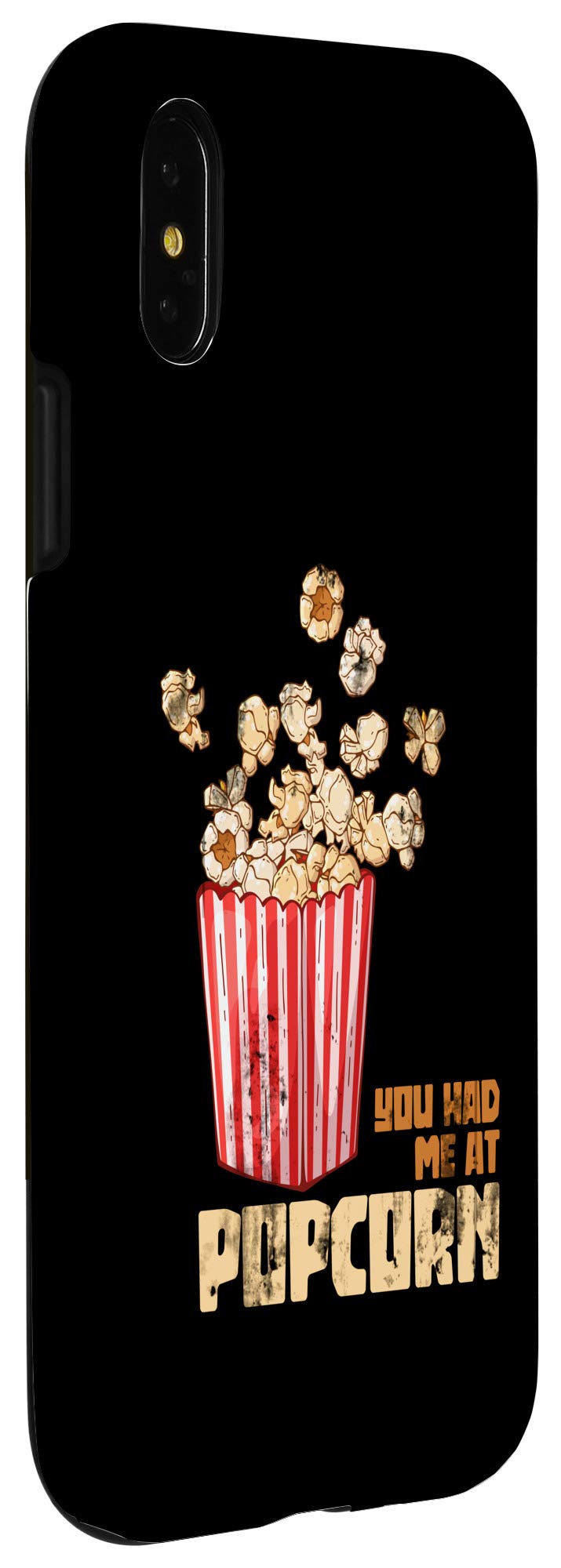 iPhone X/XS Case - Cute Film Snacks & Popcorn Design - Perfect for Movie Lovers, Cinema Nights & Food Enthusiasts