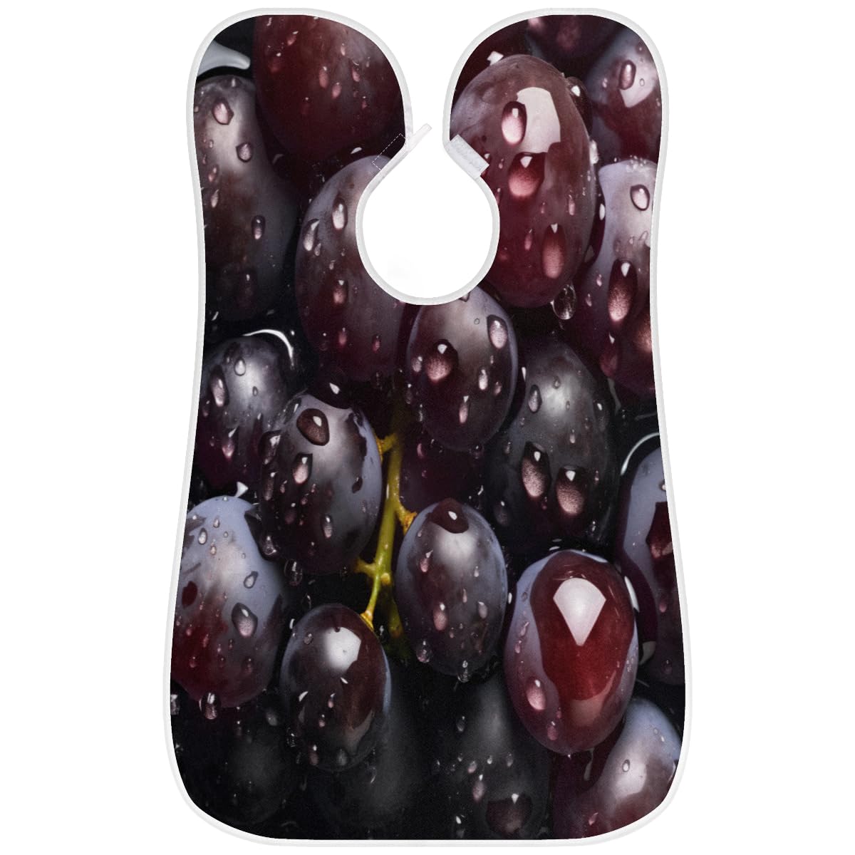 **Men's Grape Fruit Print Beard Shaving Bib - Waterproof Hair Dye & Makeup Apron for Barbers, Stylists & DIY Haircuts - Sink Hair Catcher & Grooming Tool for Home & Salon Use**