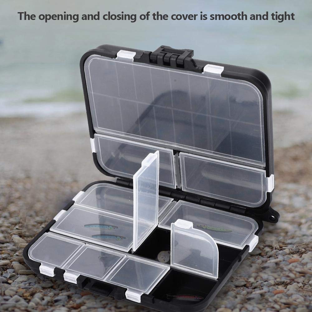 VGEBY1 26-Slot Fishing Lure Box - Waterproof Bait Tackle Storage Container with Secure Latch | Perfect for Bass, Trout & Saltwater Fishing Gear Organization