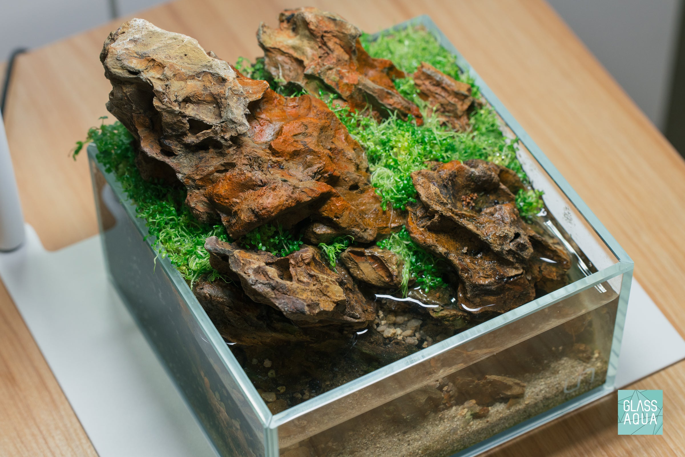 Ohko Dragon Stone Aquarium Rocks - Natural Hardscape for Fish Tank, Aquascaping & Terrarium Decor - Perfect for Shrimp, Betta & Nano Tanks