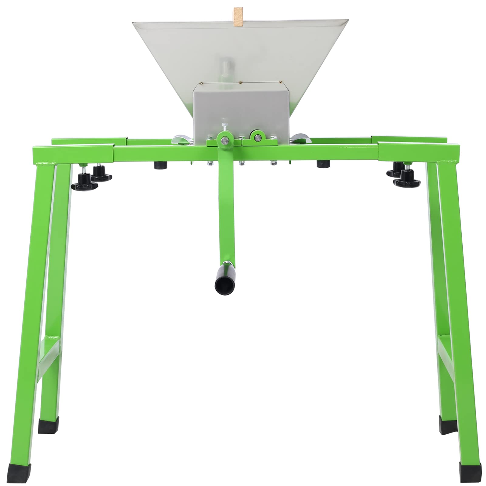 7L Manual Fruit Crusher - Hand Crank Apple Grinder with Steel Hopper for Juice Press, Wine Making & Cider Extraction | Portable Fruit Shredder for Hard Vegetables | Perfect for Home Brewing, Farm Harvest & DIY Fruit Processing
