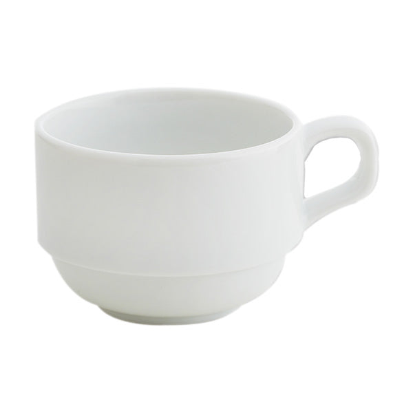 Alani 025132 Stacking Coffee Cup 6.75 oz (24-Pack) - Durable Disposable Cups for Office, Cafes, Restaurants & Home Use