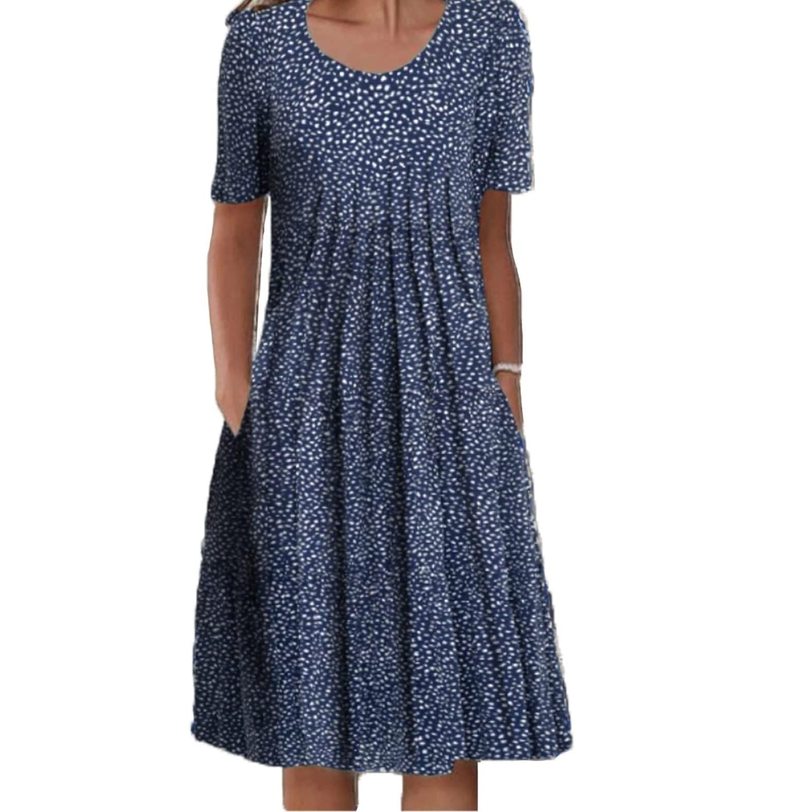 Deuyo Women's Casual Summer Dresses 2022 - XL Plus Size Flowy Mature Ladies Outfits for Beach, Party & Everyday Wear