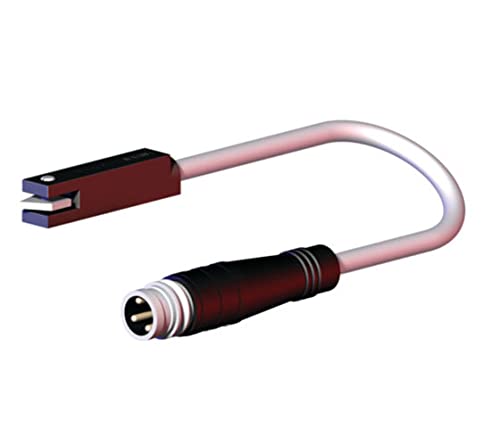 DESTACO 8EA-109-1 Reed Switch for Pneumatic Pallet Clamp - T-Slot Mount, M8 Male Connector, 10-30V DC, 11.8