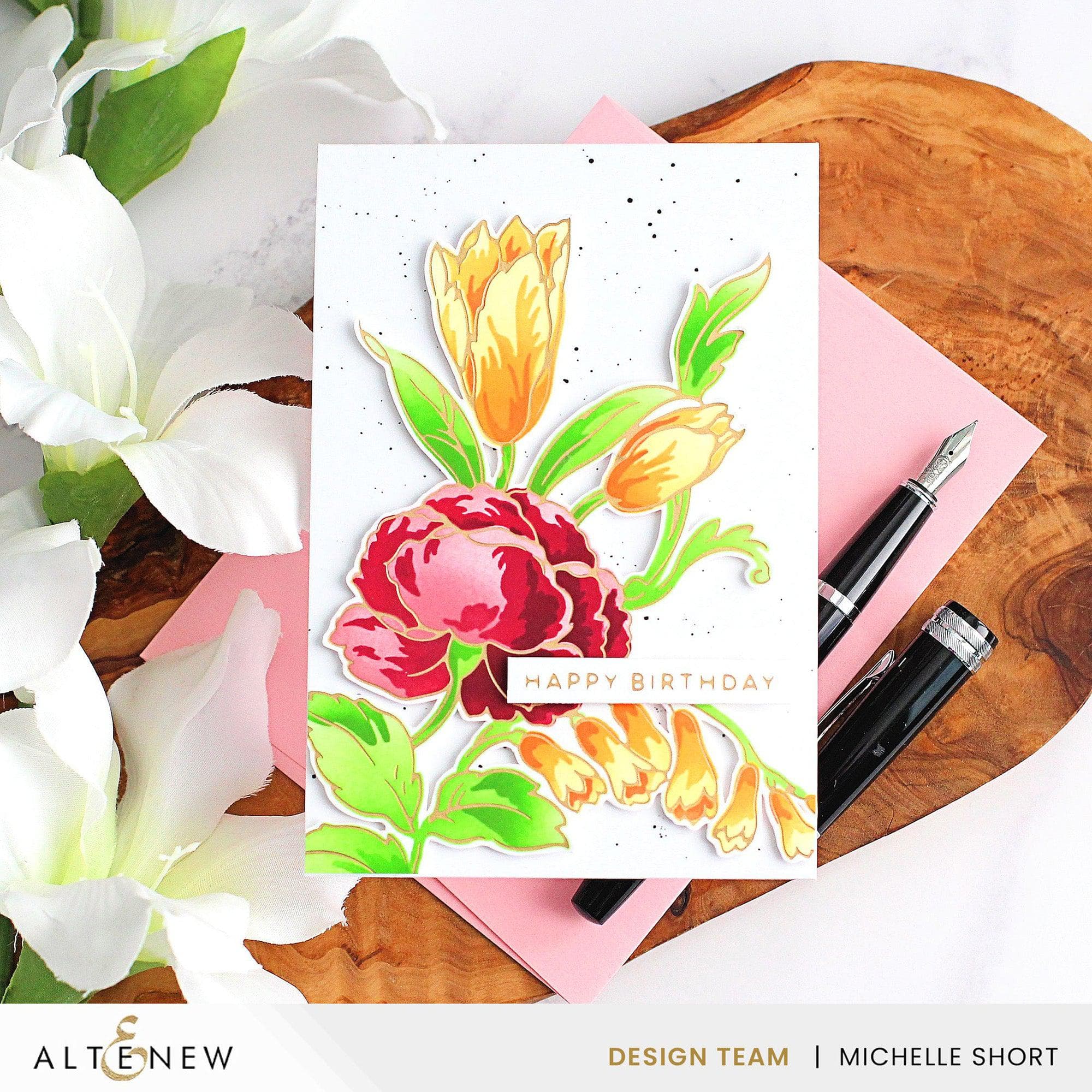 Spark Joy: Ornamental Bouquet & Die Bundle Set for Card Making, Scrapbooking, and DIY Crafts | Perfect for Wedding Invitations, Greeting Cards, and Home Decor
