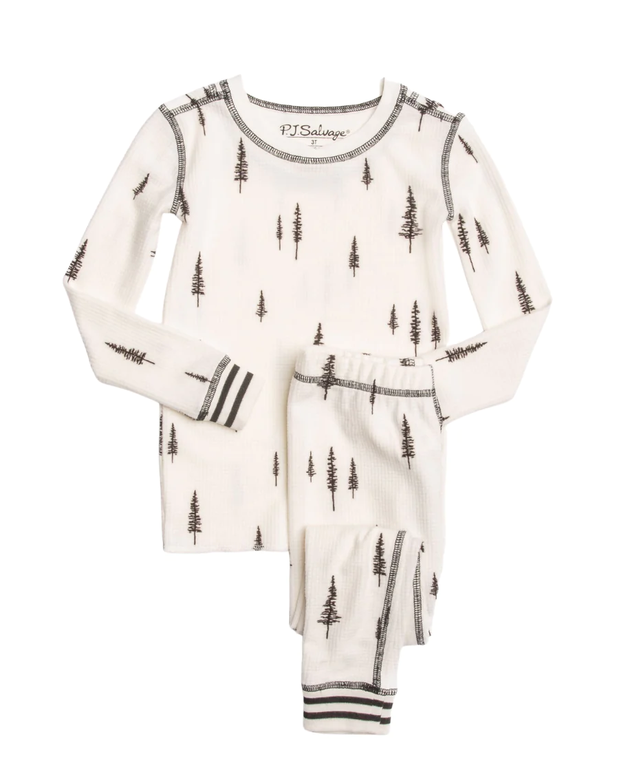 PJ SALVAGE May the Forest Be With You Kids Pajama Set - Soft & Cozy Sleepwear for Boys & Girls - Perfect for Bedtime, Lounging & Family Movie Nights