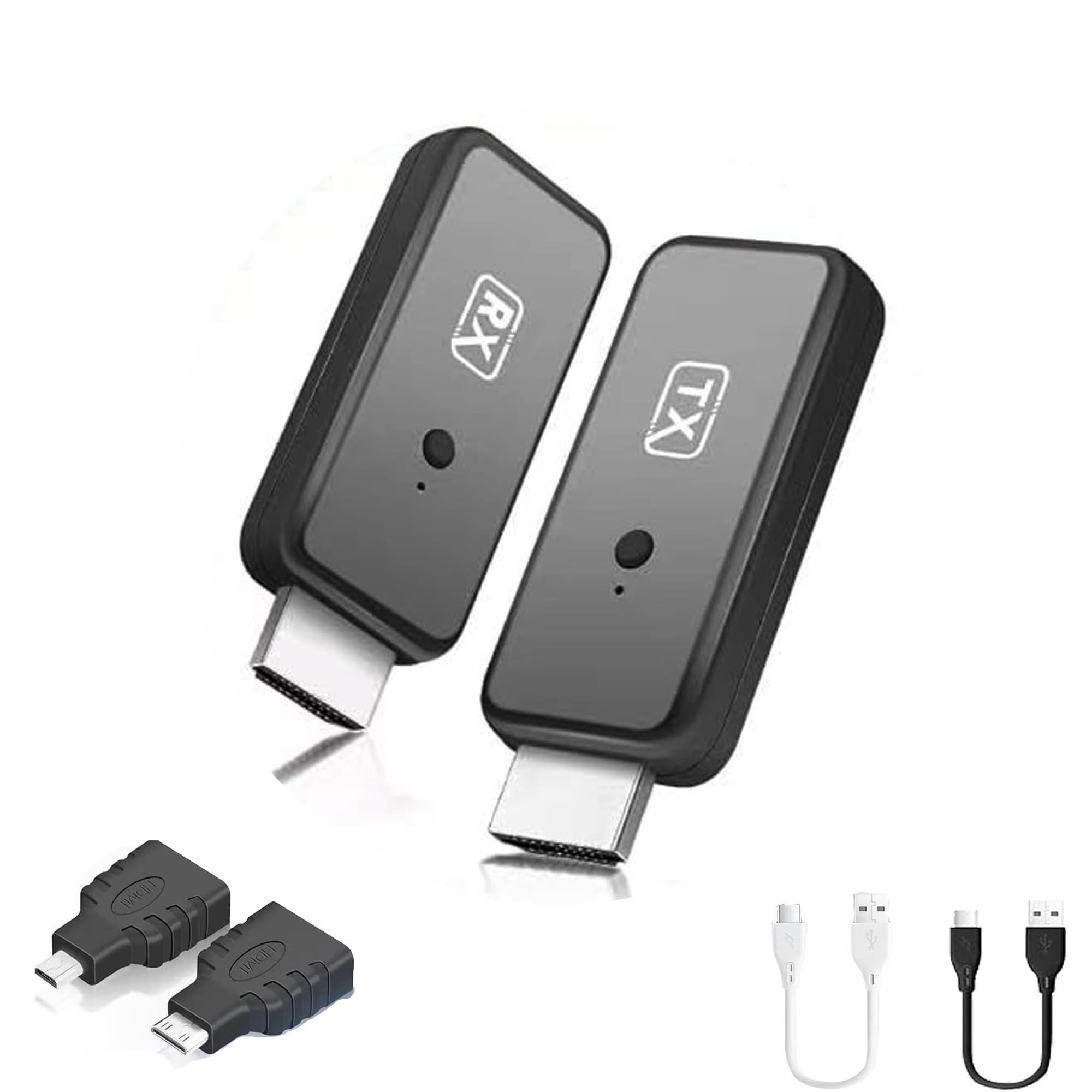 T81 Wireless HDMI Transmitter and Receiver Kit - Plug & Play Portable HDTV Extender for Streaming 4K Video & Audio to TV/Projector/Monitor (Includes USB Cable) - Perfect for Home Theater, Gaming & Office Presentations