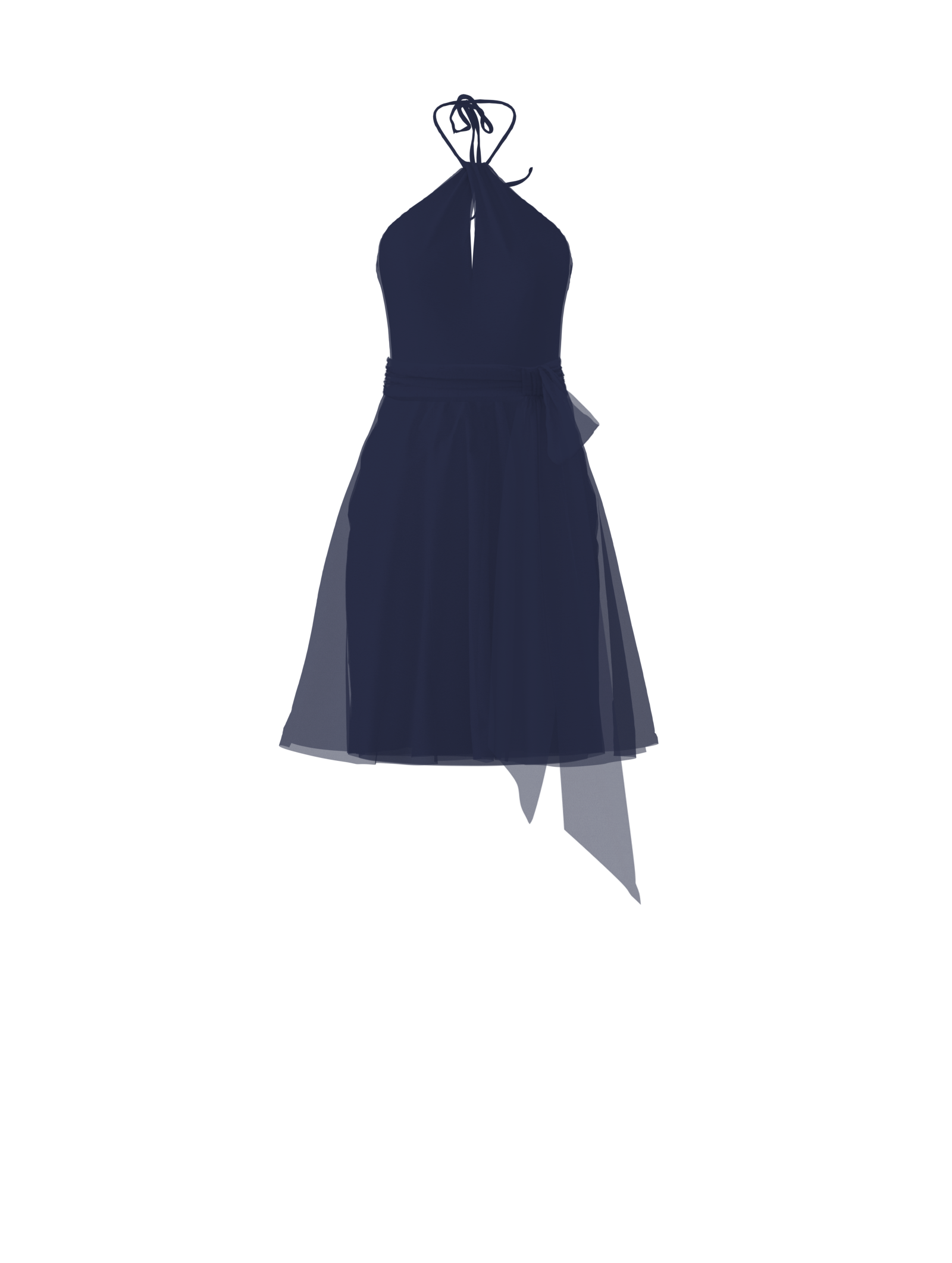French Blue Colby Bodice & Carla Skirt Set with Sash Belt - Vintage-Inspired Outfit for Weddings, Parties & Special Occasions
