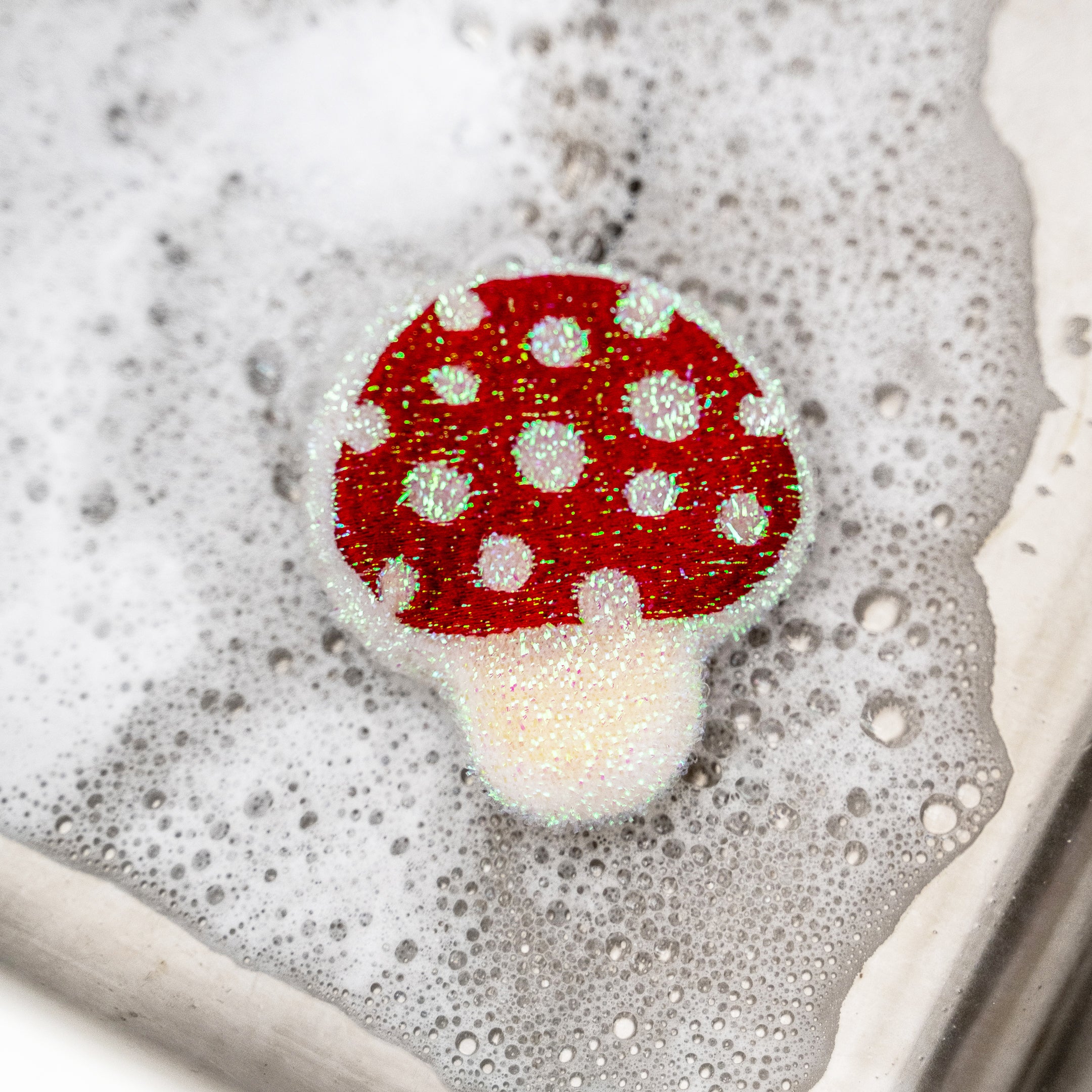 Premium Mushroom Scrub Sponge - Natural Cleaning Sponge for Kitchen, Dishes & Cookware - Eco-Friendly Non-Scratch Scouring Pad for Pots, Pans & Stainless Steel - Perfect for Home & Commercial Use