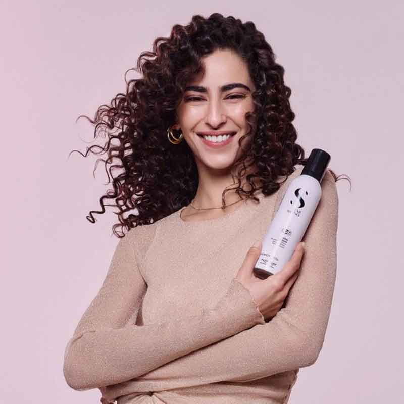 Alfaparf Semi Di Lino Style & Care Flexible Mousse for Curly Hair - Lightweight Styling Foam with Flaxseed Extract for Natural Volume & Shine - Perfect for Daily Styling & Salon-Quality Results at Home